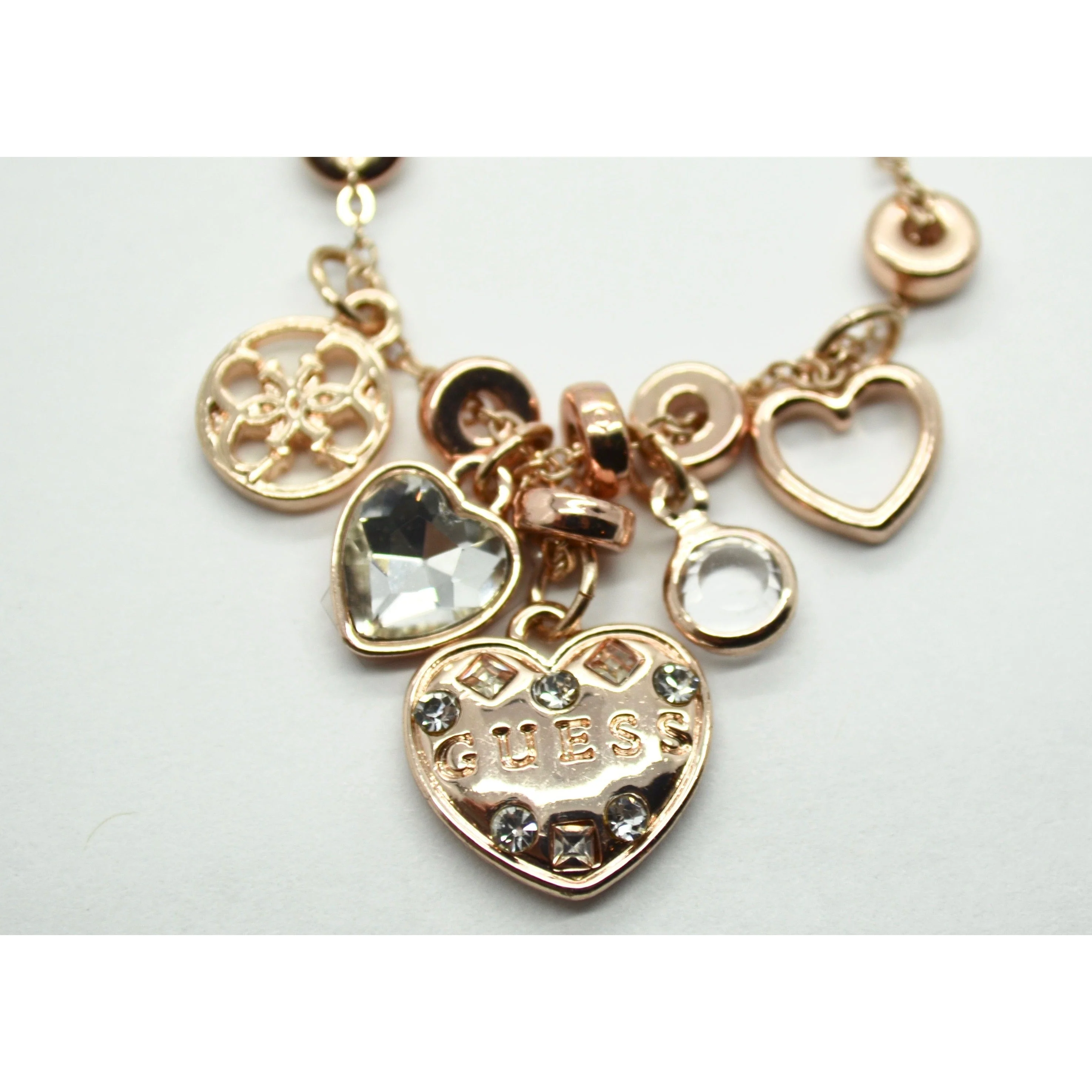 GUESS Los Angeles Rose Gold-Tone Necklace with Embellishments - Image 2