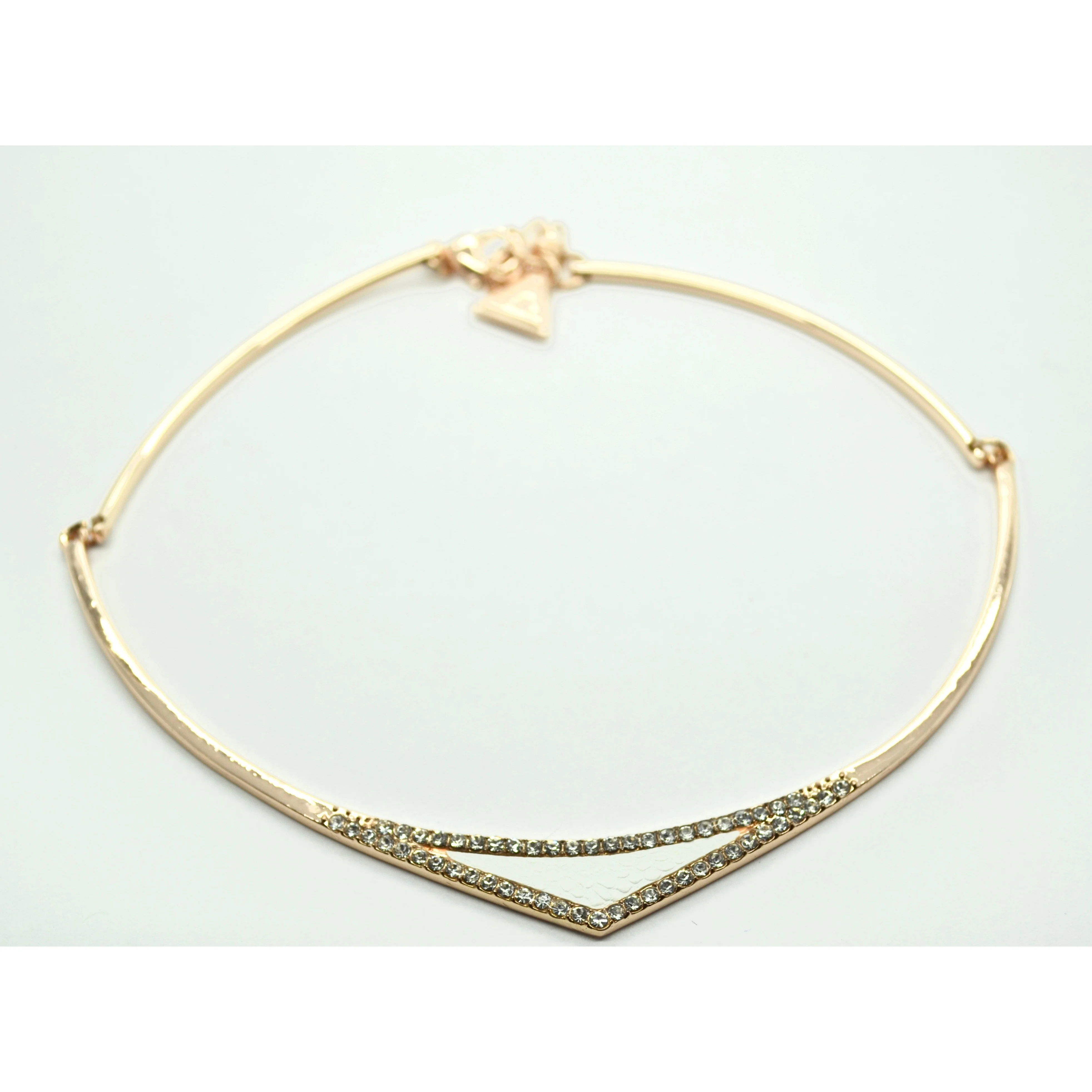 GUESS New York Hinged Collar Rose Gold Necklace