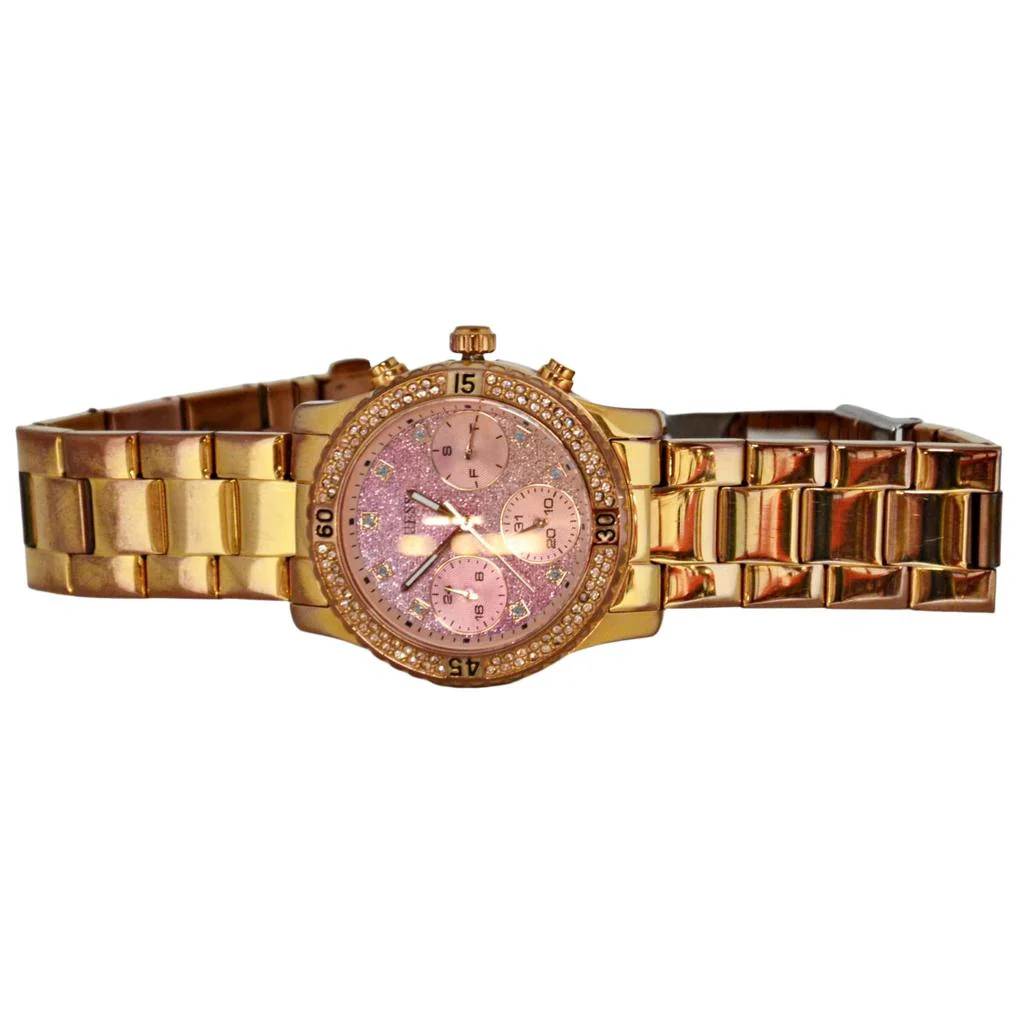 Guess Rose Gold-Tone Pink Dial Multifunction Watch  U0774L3 - Image 4