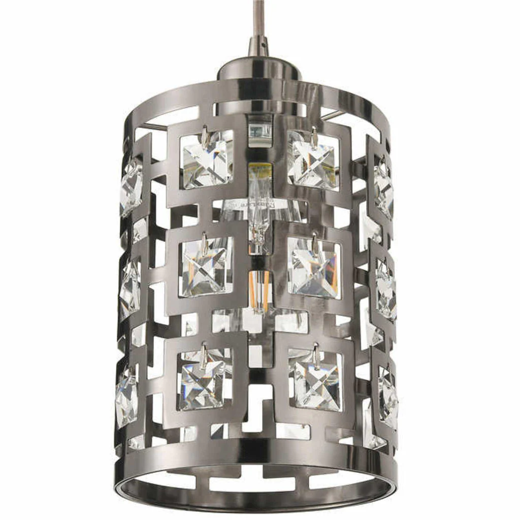 Hampton Floor Lamp Brushed Nickel - Image 4