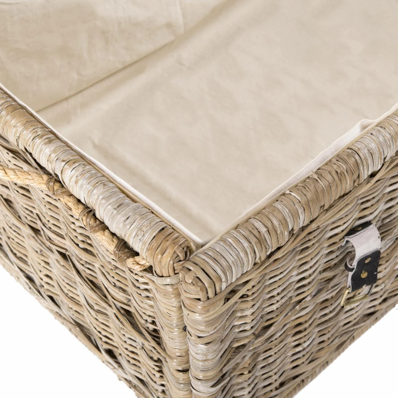 Happimess Caden 114.3cm (45") Wide Collapsible Storage Trunk - Natural - Image 3