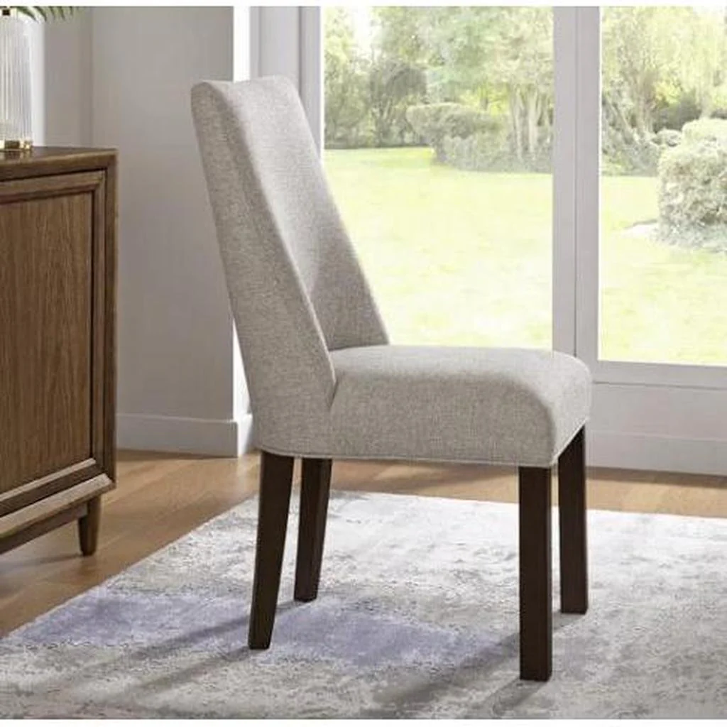 Helena Dining Chair 2 Pack Beige - Image 3