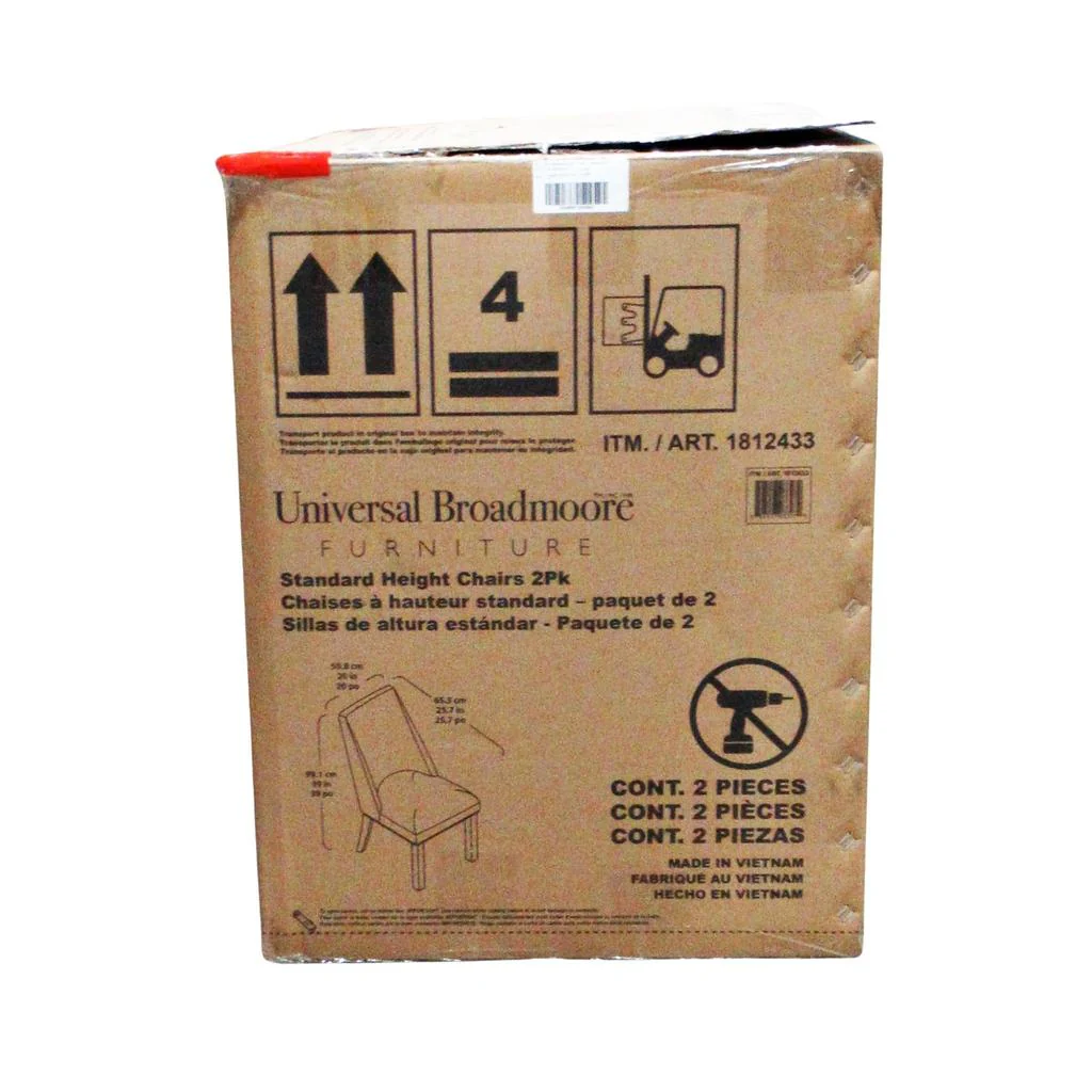 Helena Dining Chair 2 Pack Beige - Image 8