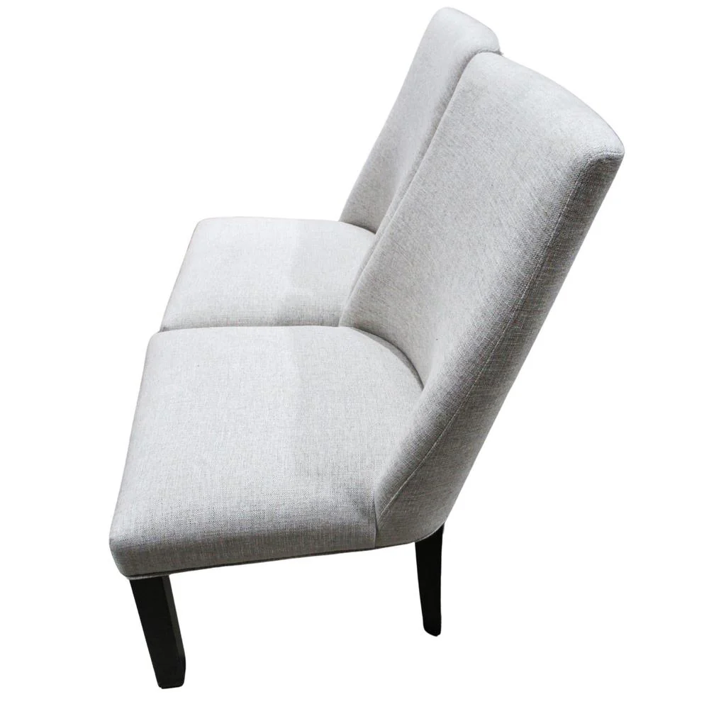 Helena Dining Chair 2 Pack Beige - Image 4