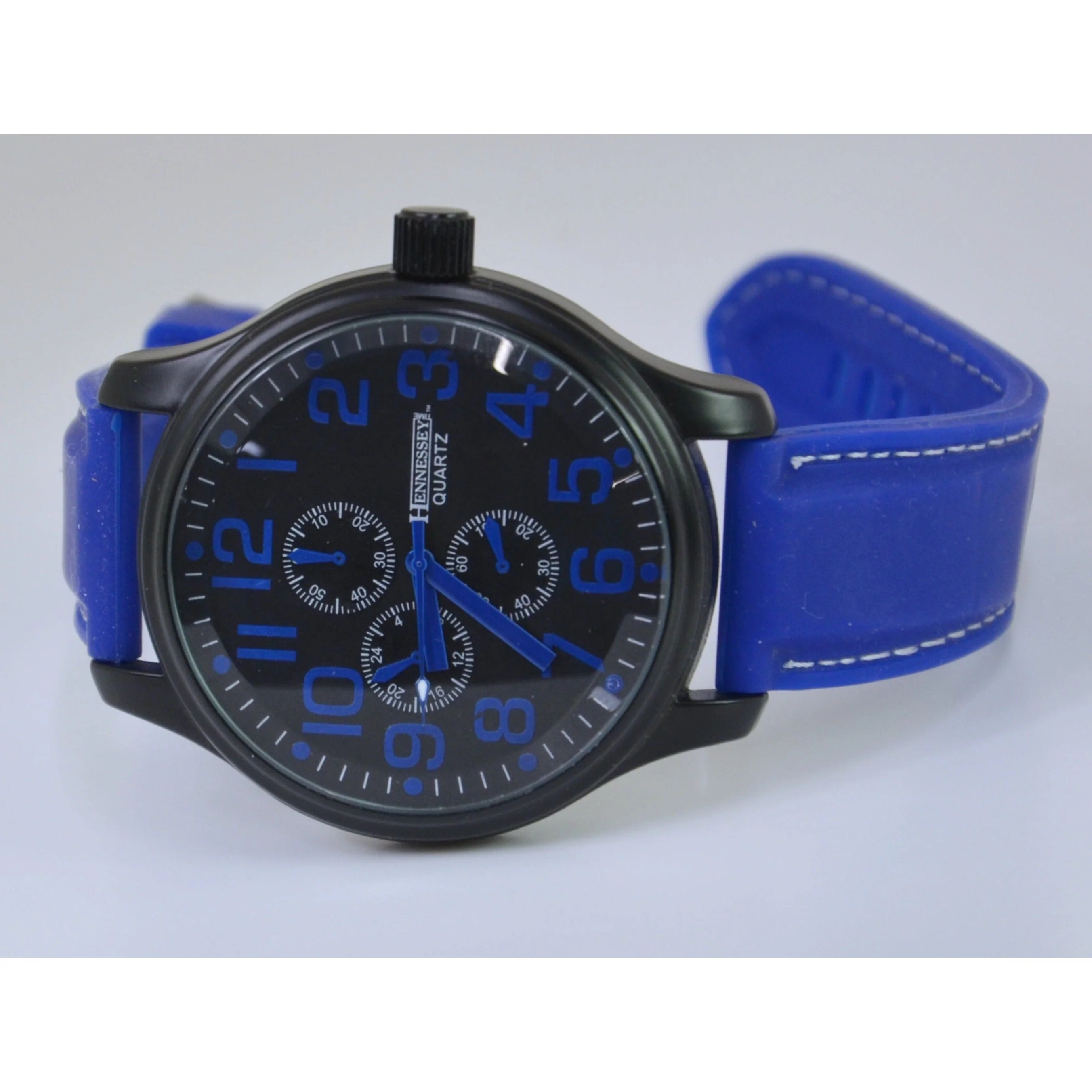 Hennessy Quartz Men's Watch Blue - Image 2