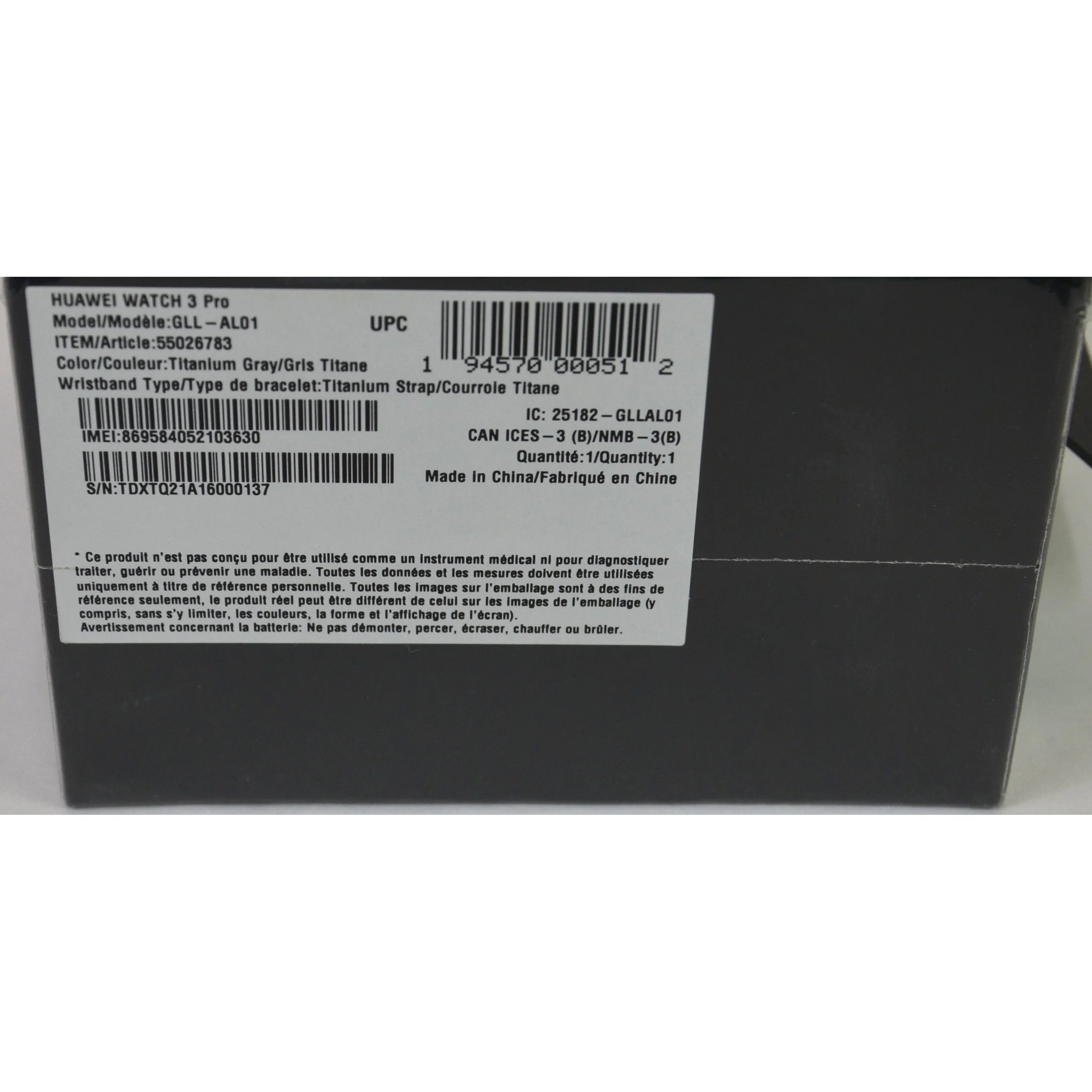 HUAWEI WATCH 3 Pro Smartwatch Titanium Gray - Image 6