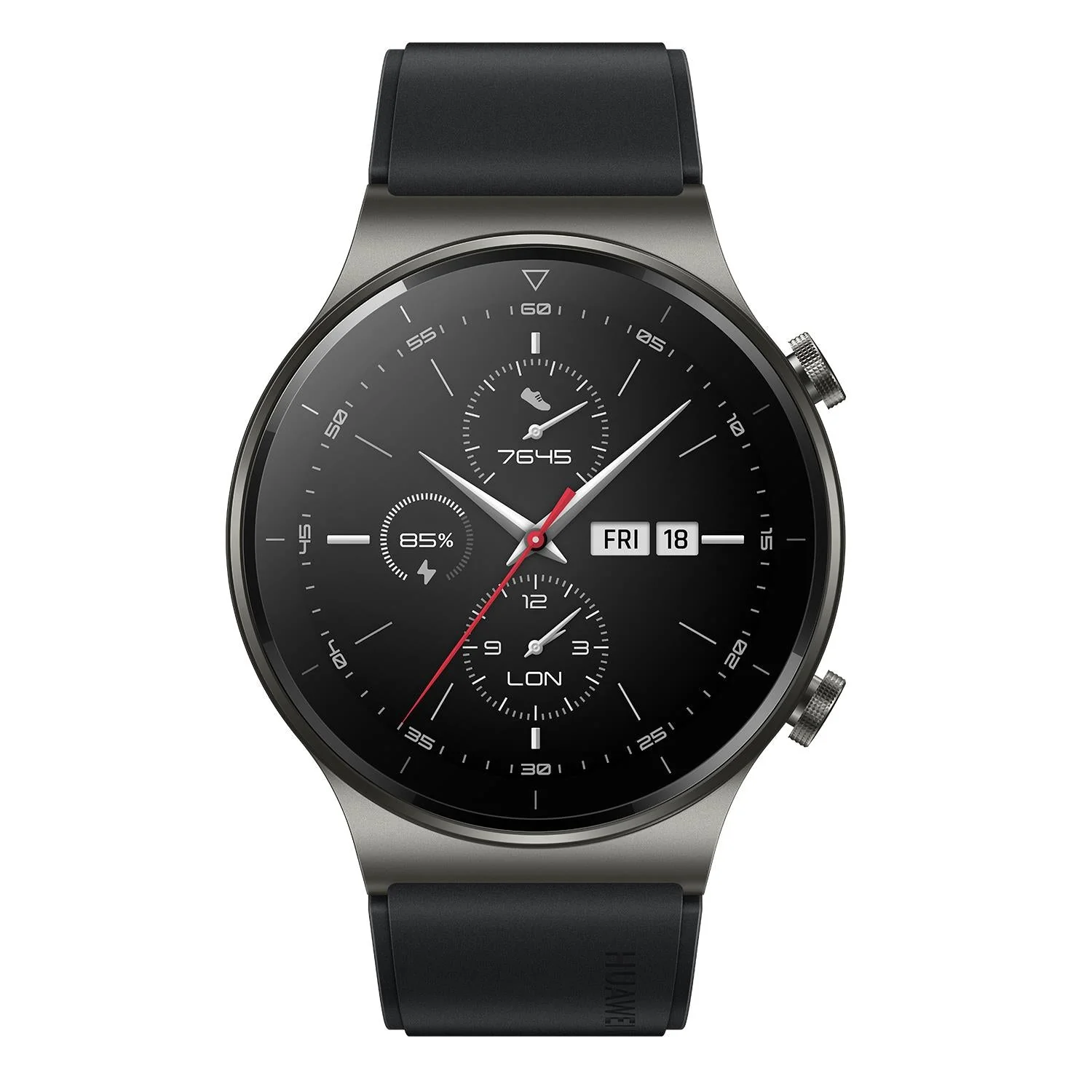 HUAWEI WATCH GT 2 Pro GPS, SpO2, 2-week Battery, Bluetooth Cal - Night Black