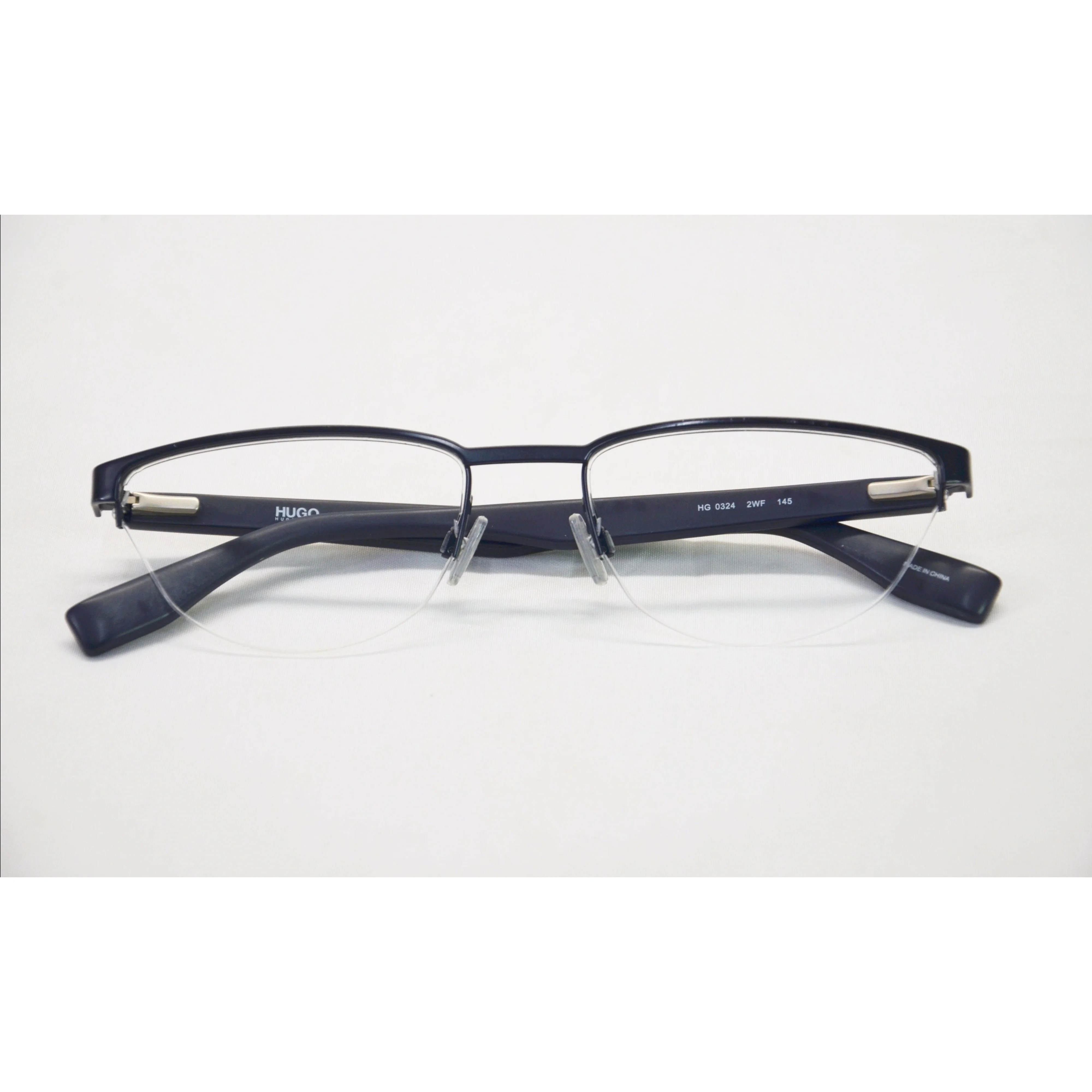 Hugo Boss Men's HG0324 Matte Blue Wood Eyeglasses - Image 4