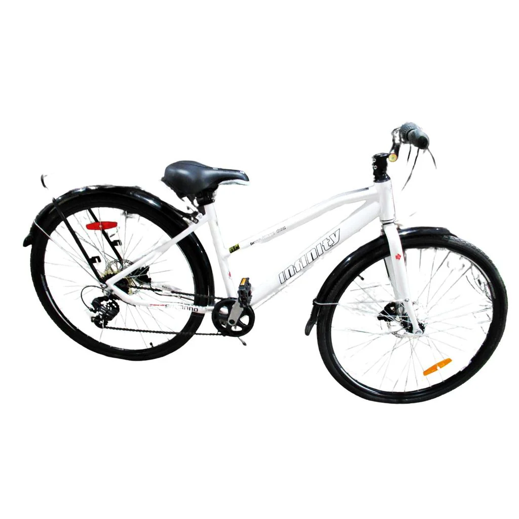 Infinity Boss.three 7 Speed 700c Ladies Comfort Bike  White - Image 2