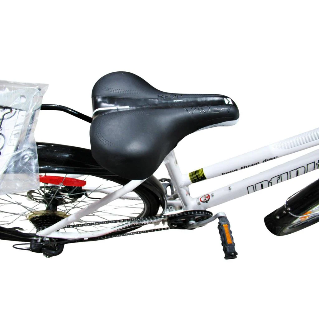 Infinity Boss.three 7 Speed 700c Ladies Comfort Bike  White - Image 7