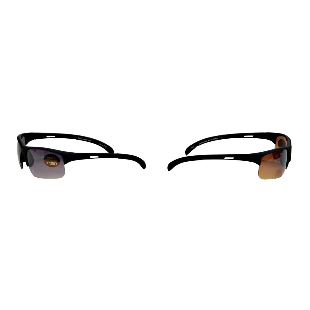 Innovative Eyewear Men's Sunglass Readers, Black Frames Pack of 2 - Image 4