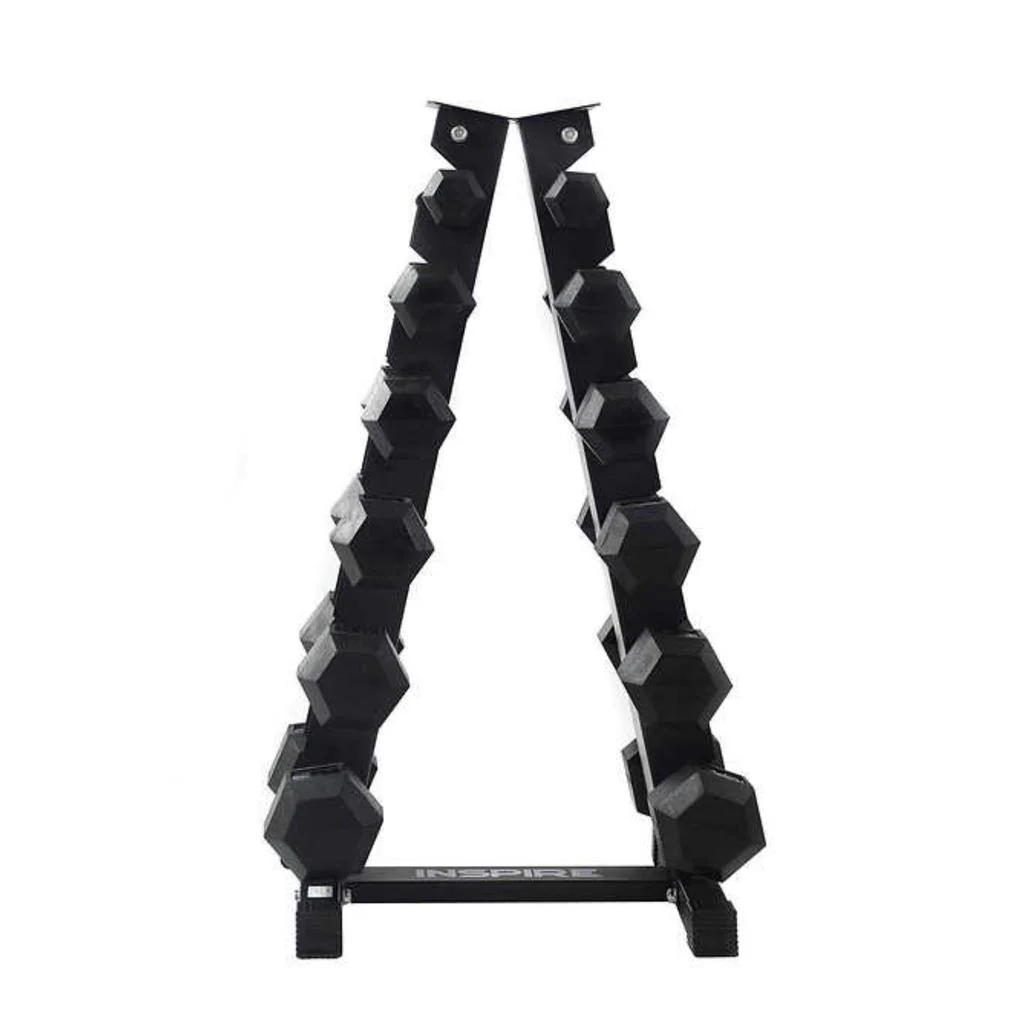 Inspire Fitness 95.2 kg (210 lb.) Dumbbell Set with Stand - Image 2