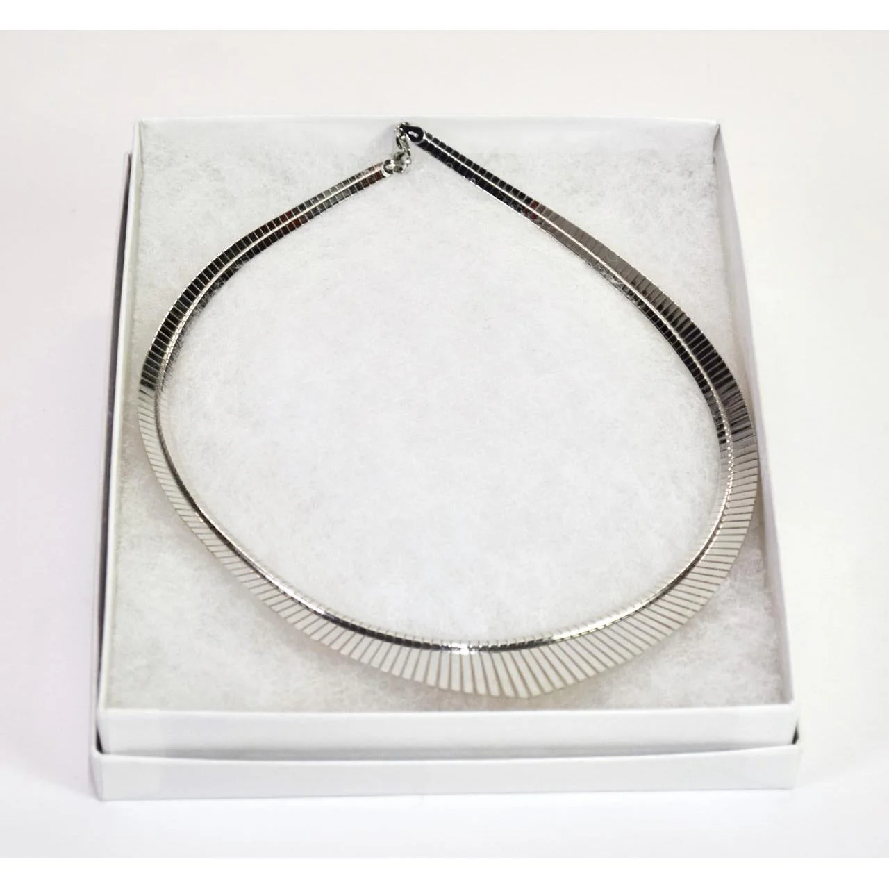 Italian Sterling Silver Fringe Choker - Image 3