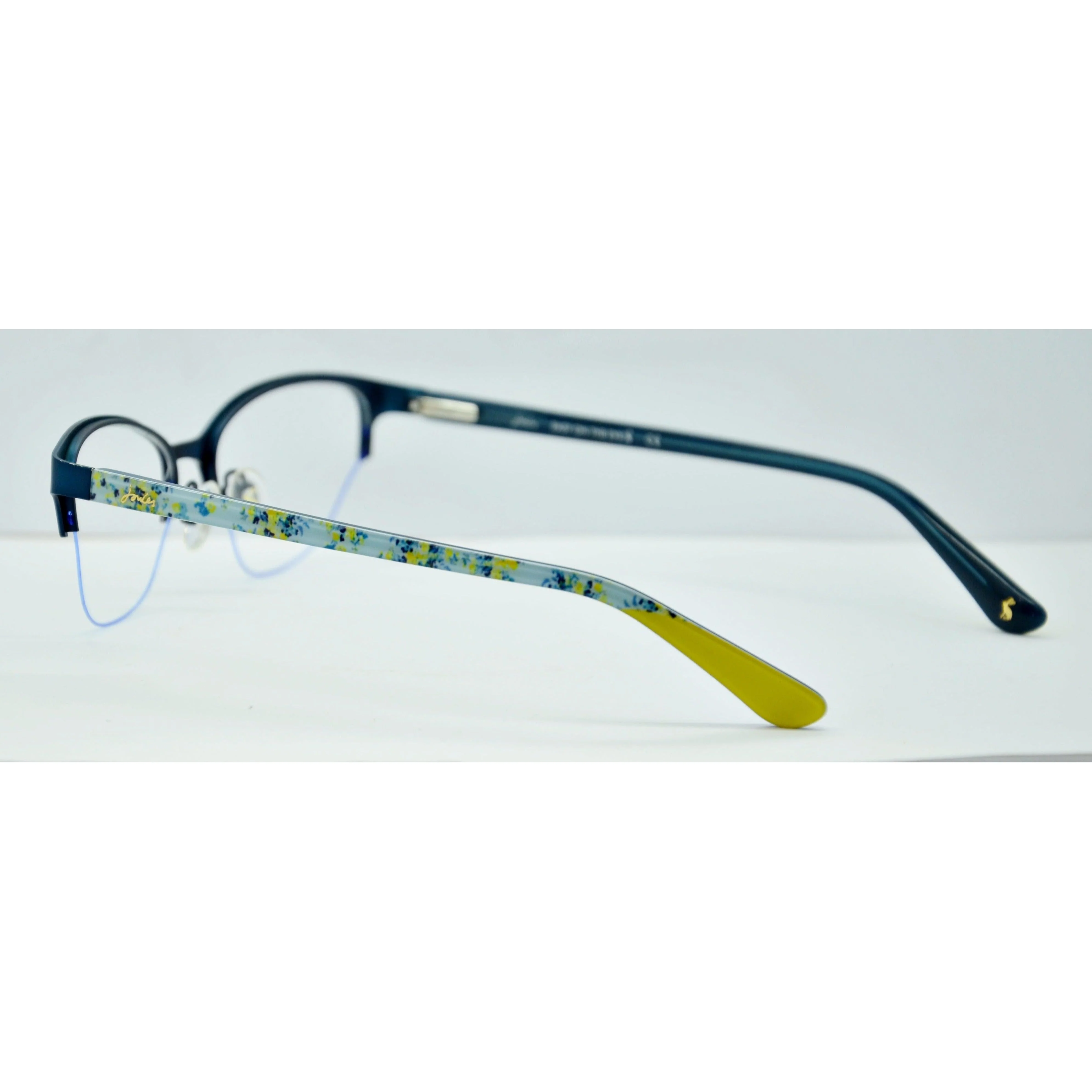 Joules Anna JO1040 Eyeglass Frame Blue/Yellow - Image 3