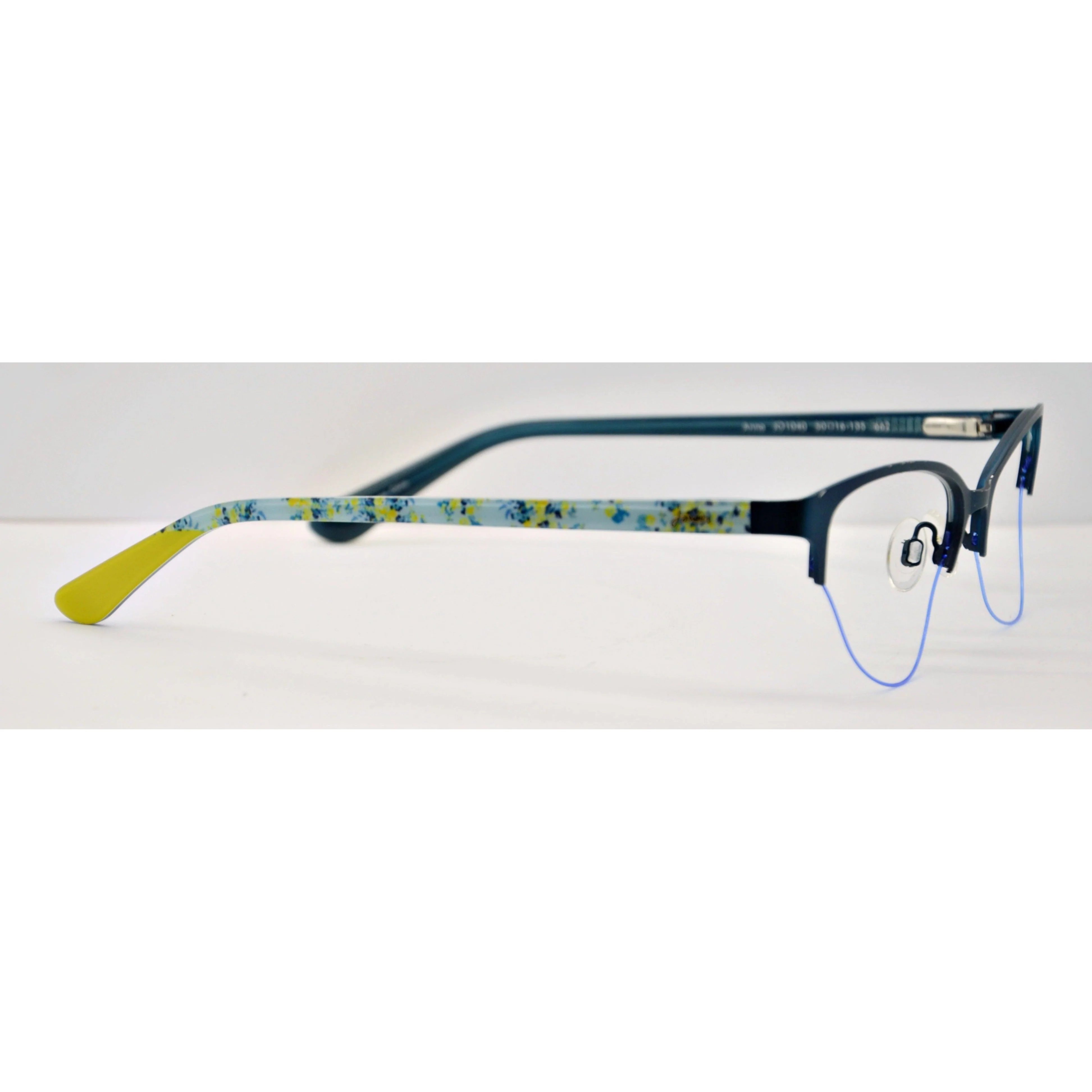Joules Anna JO1040 Eyeglass Frame Blue/Yellow - Image 4