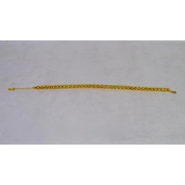 Karine Sultan Elora Braided Link Necklace Gold - Image 3