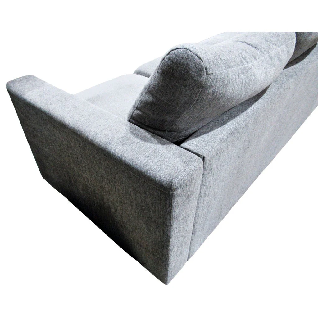 Kendall Fabric Sofa Dark Grey - Image 4