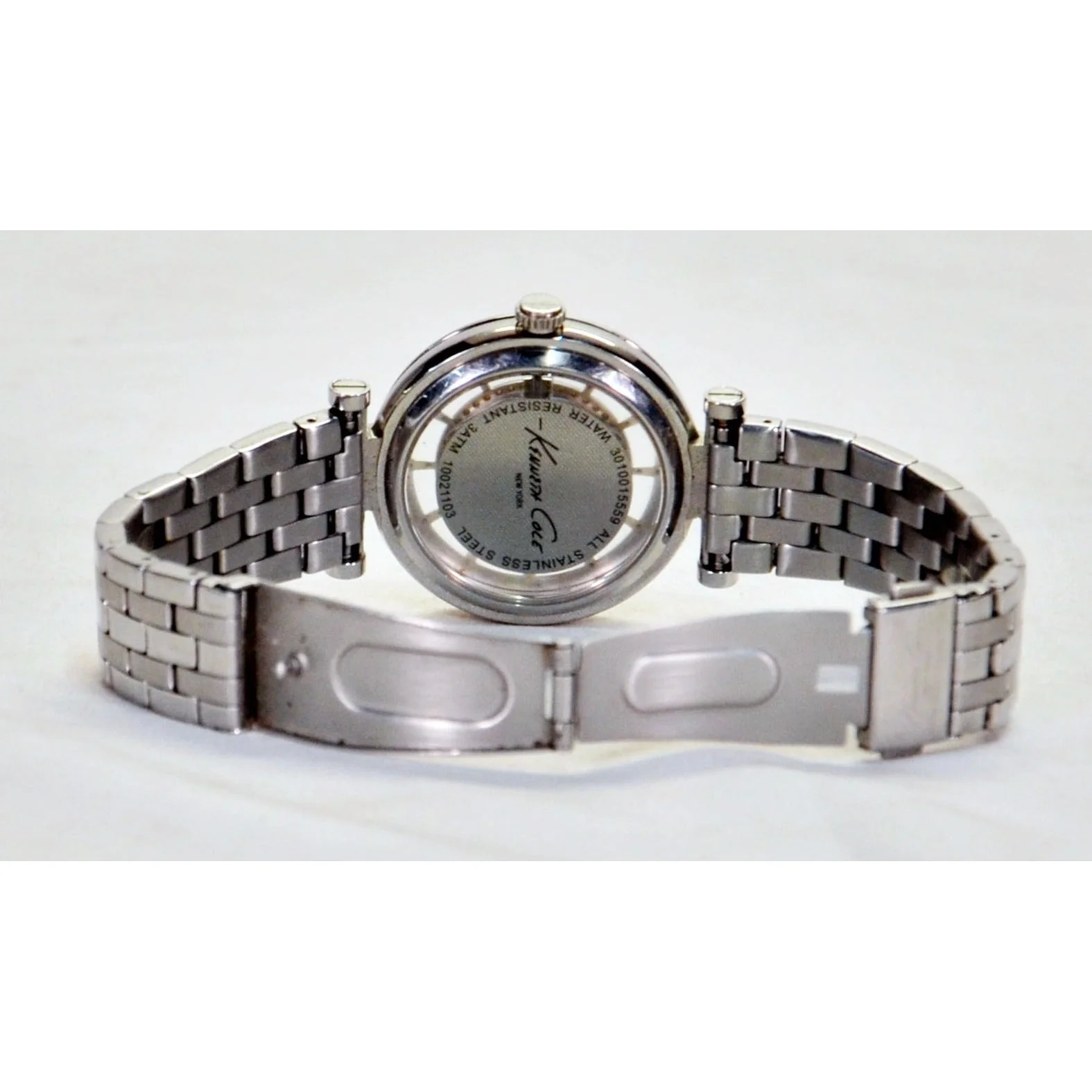 Kenneth Cole 10021103 Women's Transparency Analog Watch - Silver - Image 3