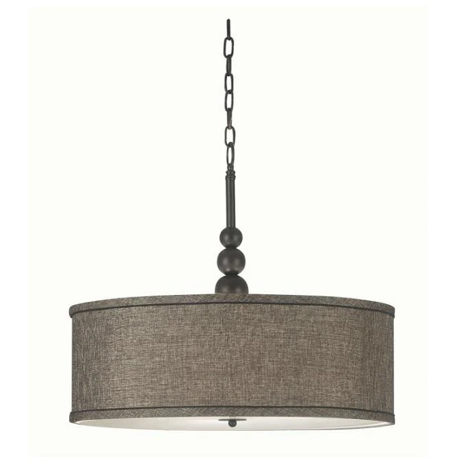 Kenroy Home 91640ORB Margot 3-Light Pendant - 22W in Bronze Finish