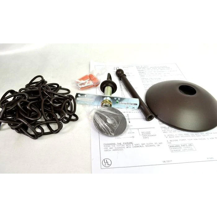 Kenroy Home 91640ORB Margot 3-Light Pendant - 22W in Bronze Finish - Image 6