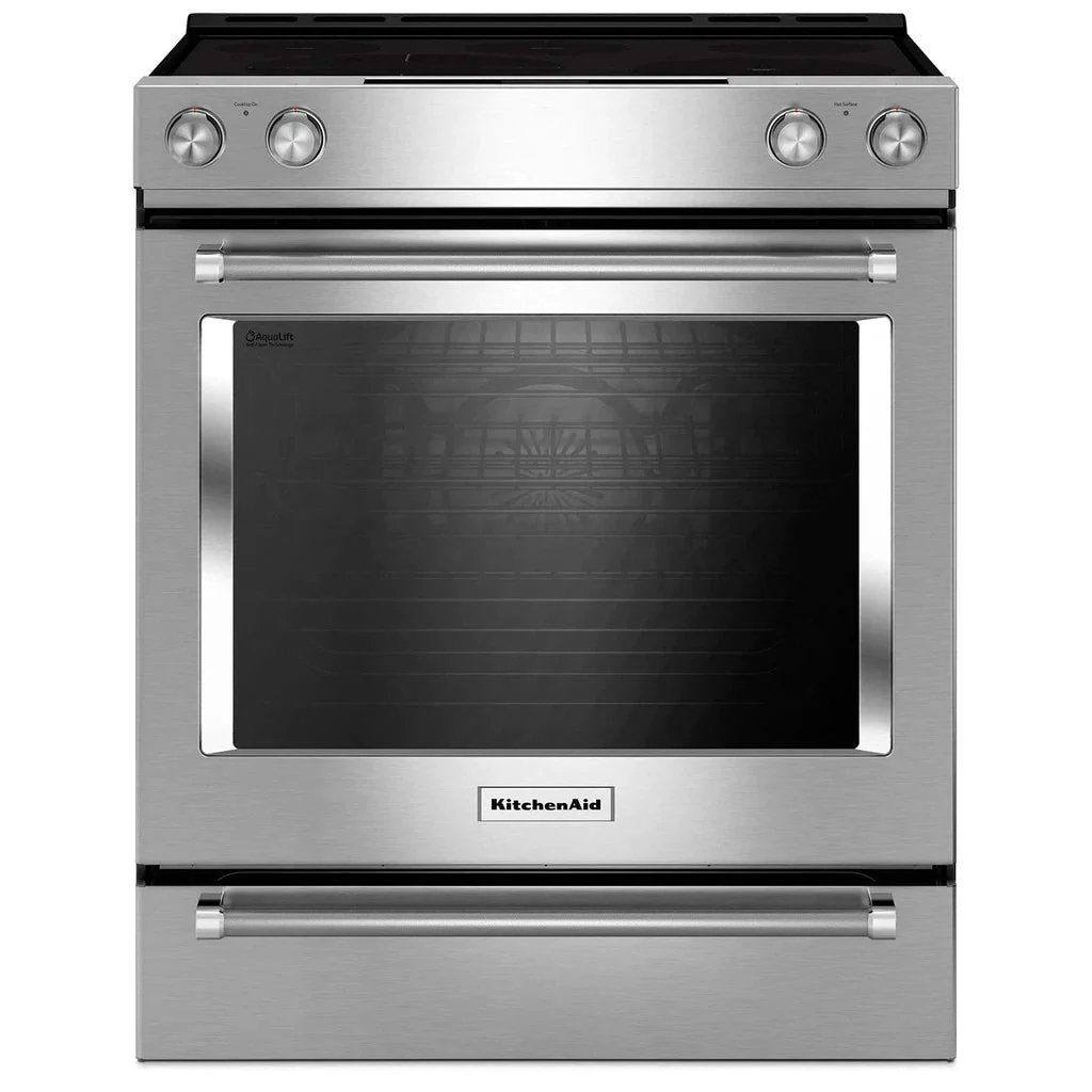 KitchenAid 7.1 Cu. Ft. Slide-In Convection Range w/ Baking Drawer YKSEB900ESS