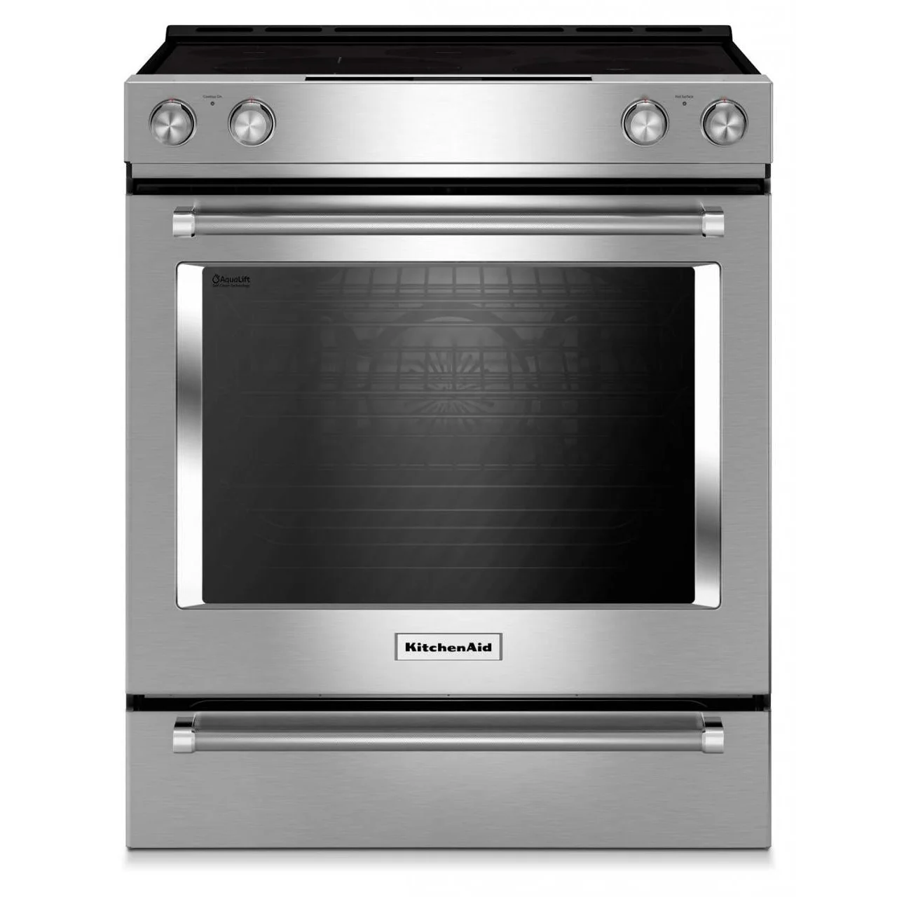 KitchenAid Stainless Steel 30" Electric Convection Range YKSEG700ESS SN RX4720396