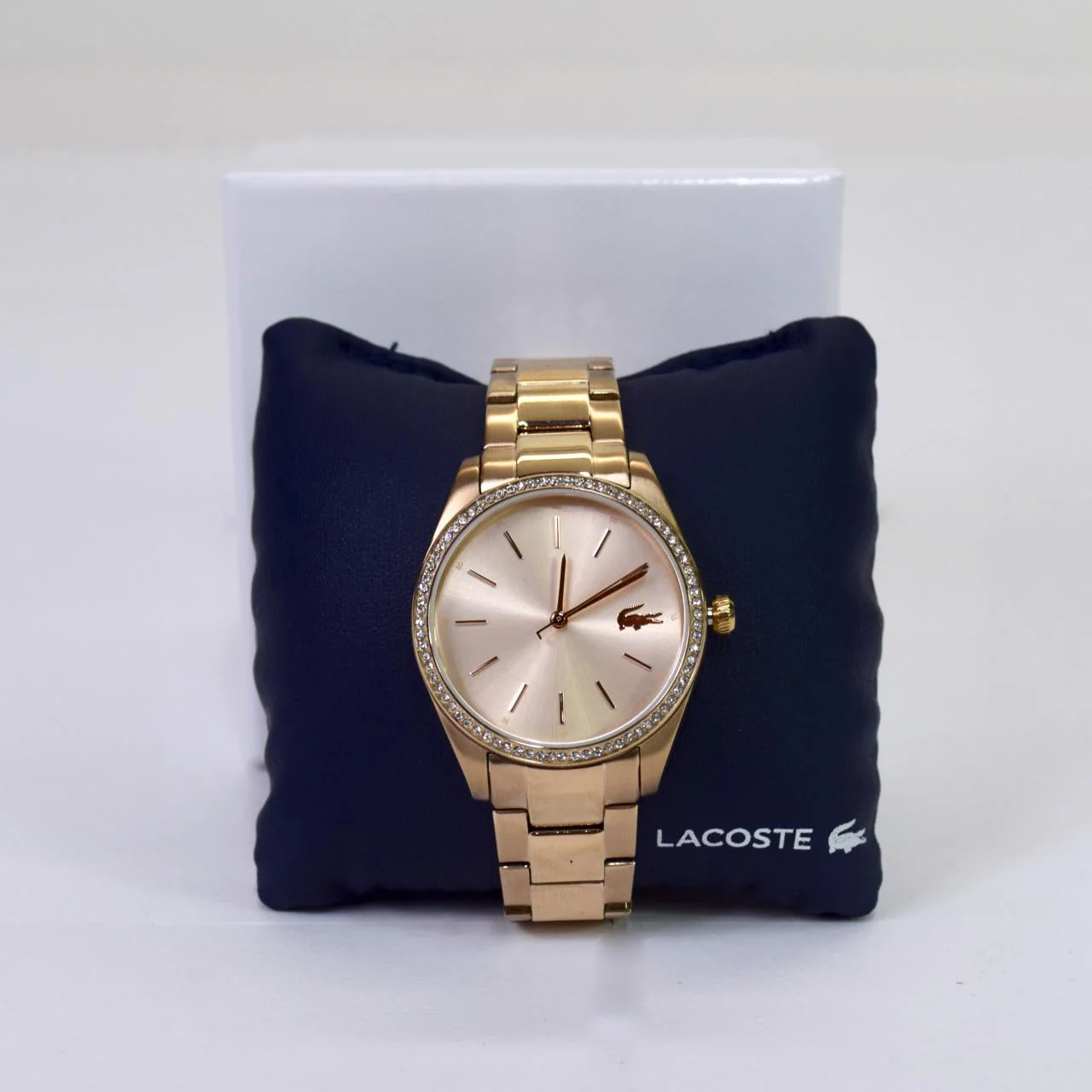 Lacoste Parisienne Women's Rose Gold Diamond Watch - Image 3
