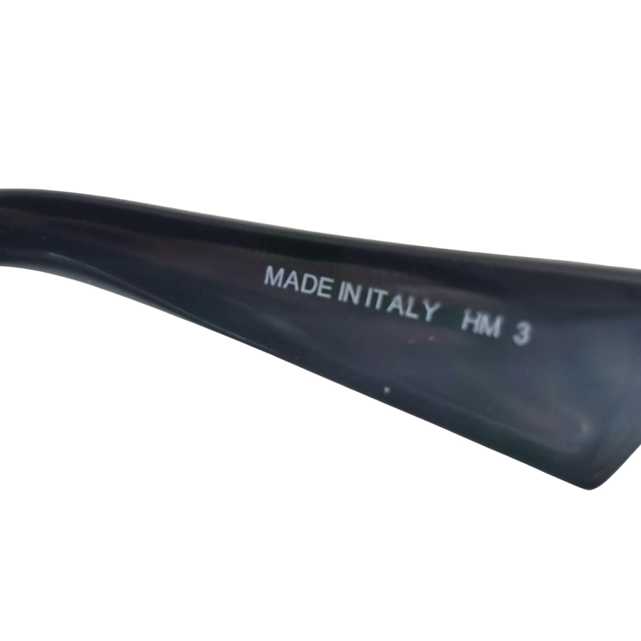 Ladies Safilo x Dior Round Browline Sunglasses - Black/Blue/Gunmetal - Image 7