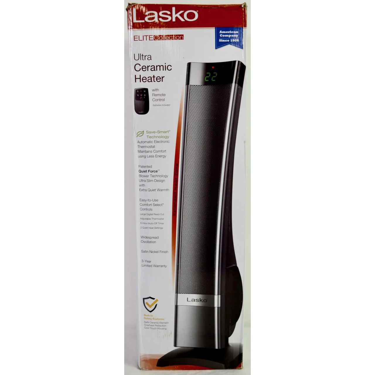 Lasko Ultra Ceramic Heater with Remote Control CT30710C