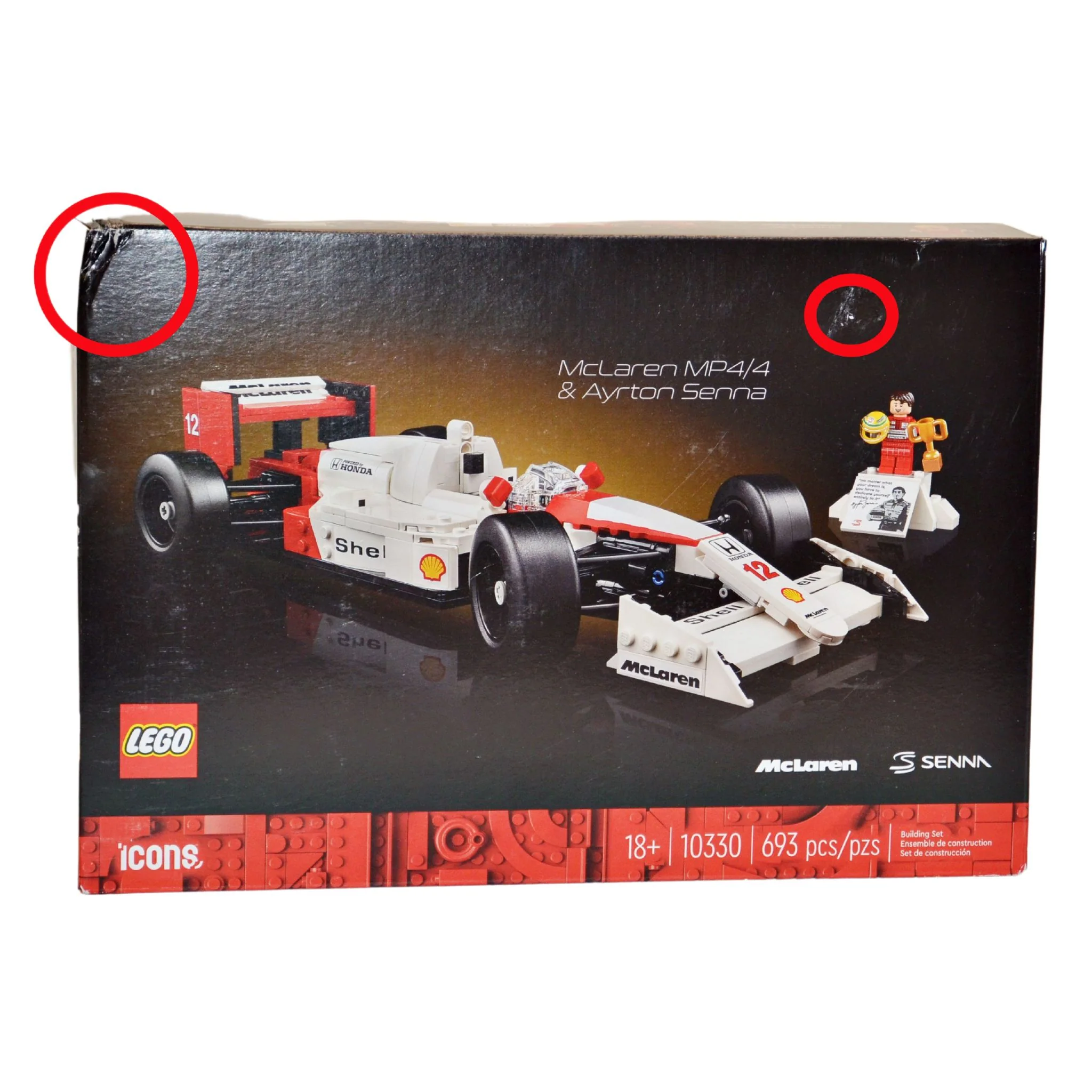 LEGO 10330 Icons McLaren MP4/4 & Ayrton Senna - Image 6