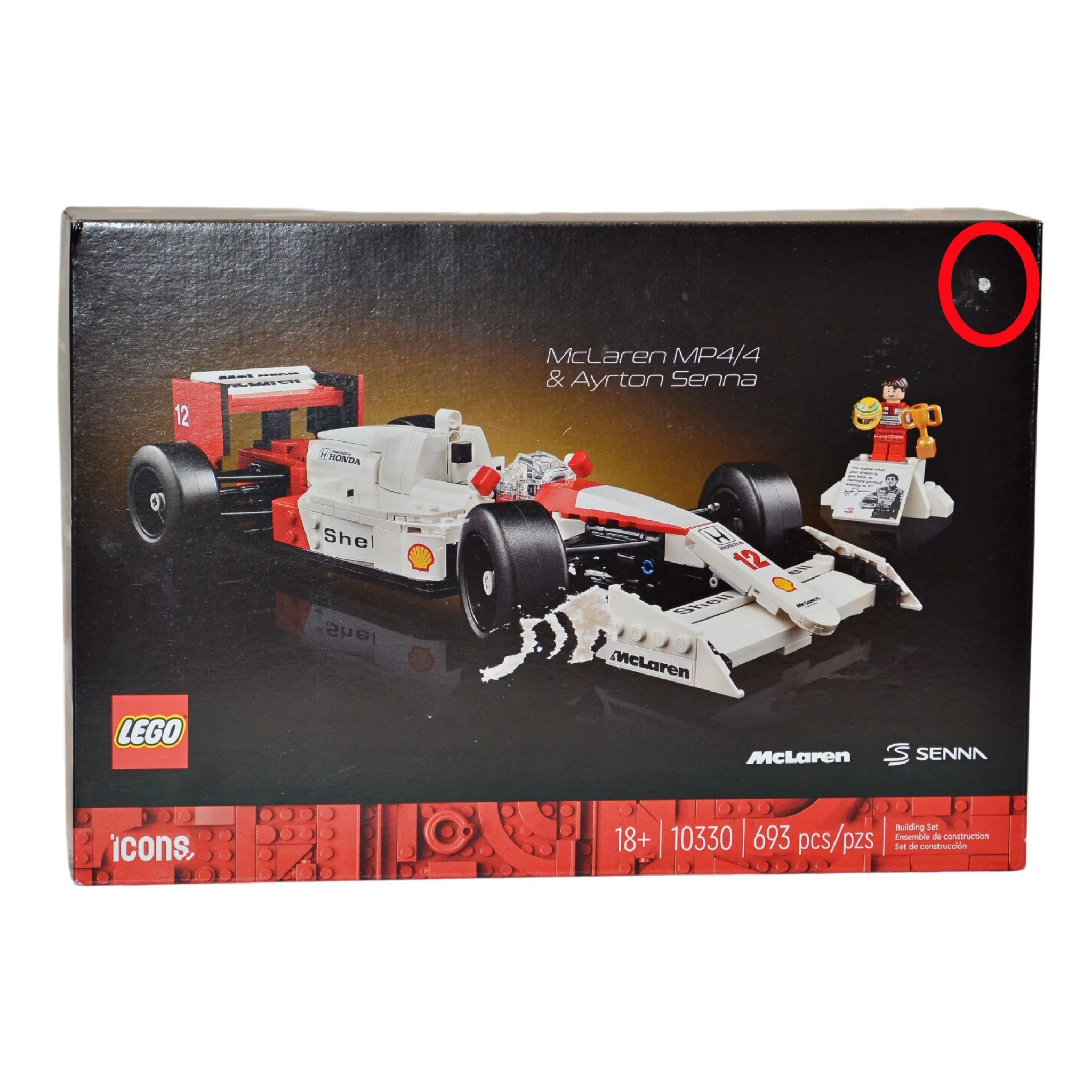 LEGO 10330 Icons McLaren MP4/4 & Ayrton Senna - Image 8