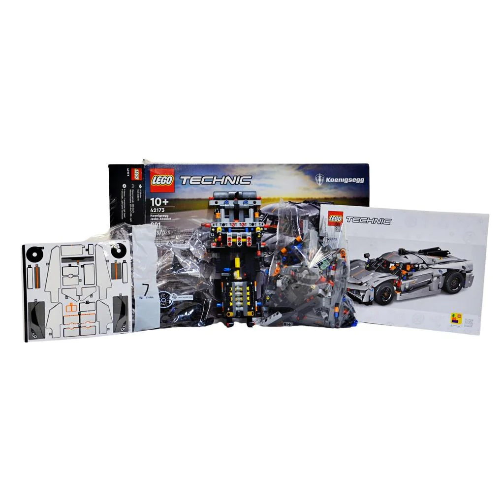LEGO Technic 42173 Koenigsegg Jesko Absolut Hyper Sport Car Set-Grey