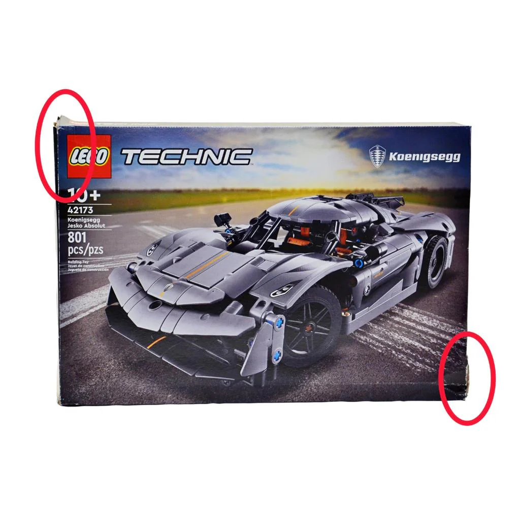 LEGO Technic 42173 Koenigsegg Jesko Absolut Hyper Sport Car Set-Grey - Image 4