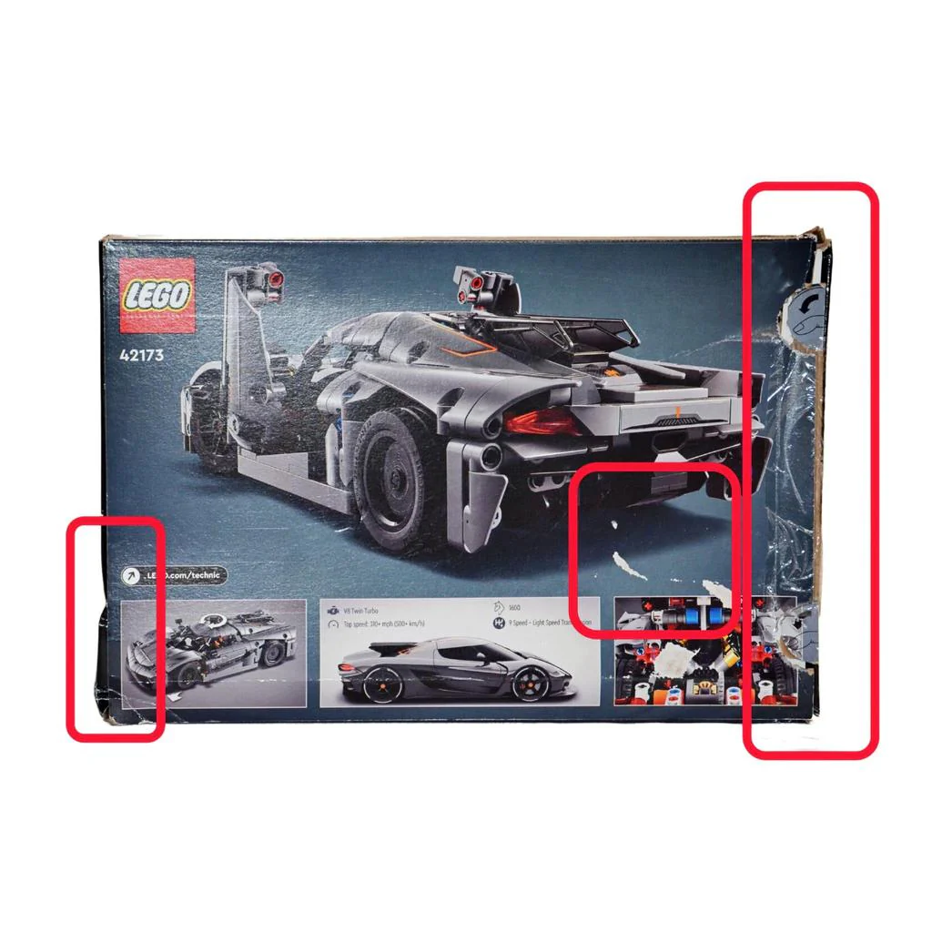 LEGO Technic 42173 Koenigsegg Jesko Absolut Hyper Sport Car Set-Grey - Image 5