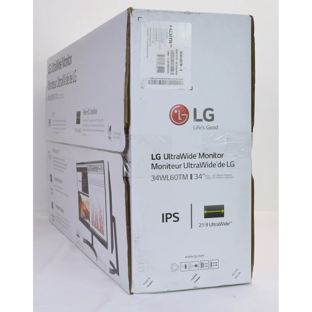 LG Ultrawide Monitor 34WL60TM - FHD IPS - 34" - Black - Image 7