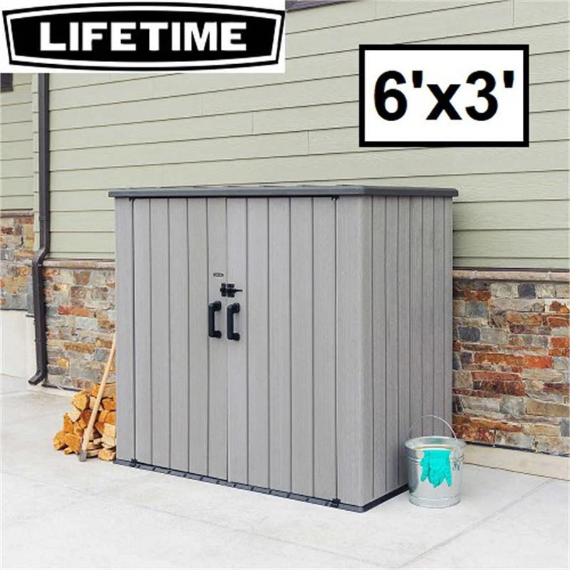 LIFETIME OUTDOOR STORAGE SHED 6FT. X 6FT. X 3FT - Image 2