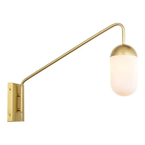 Living District Light Wall Sconce Wall Light Brass 5"