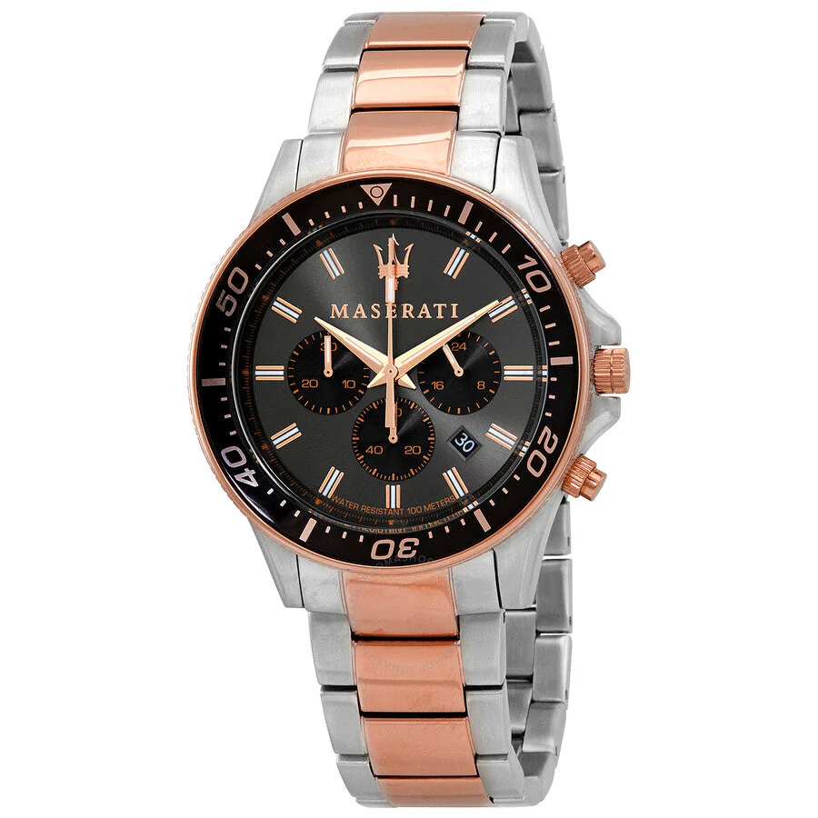 Maserati Sfida Chronograph Quartz Men's Watch Black Dial