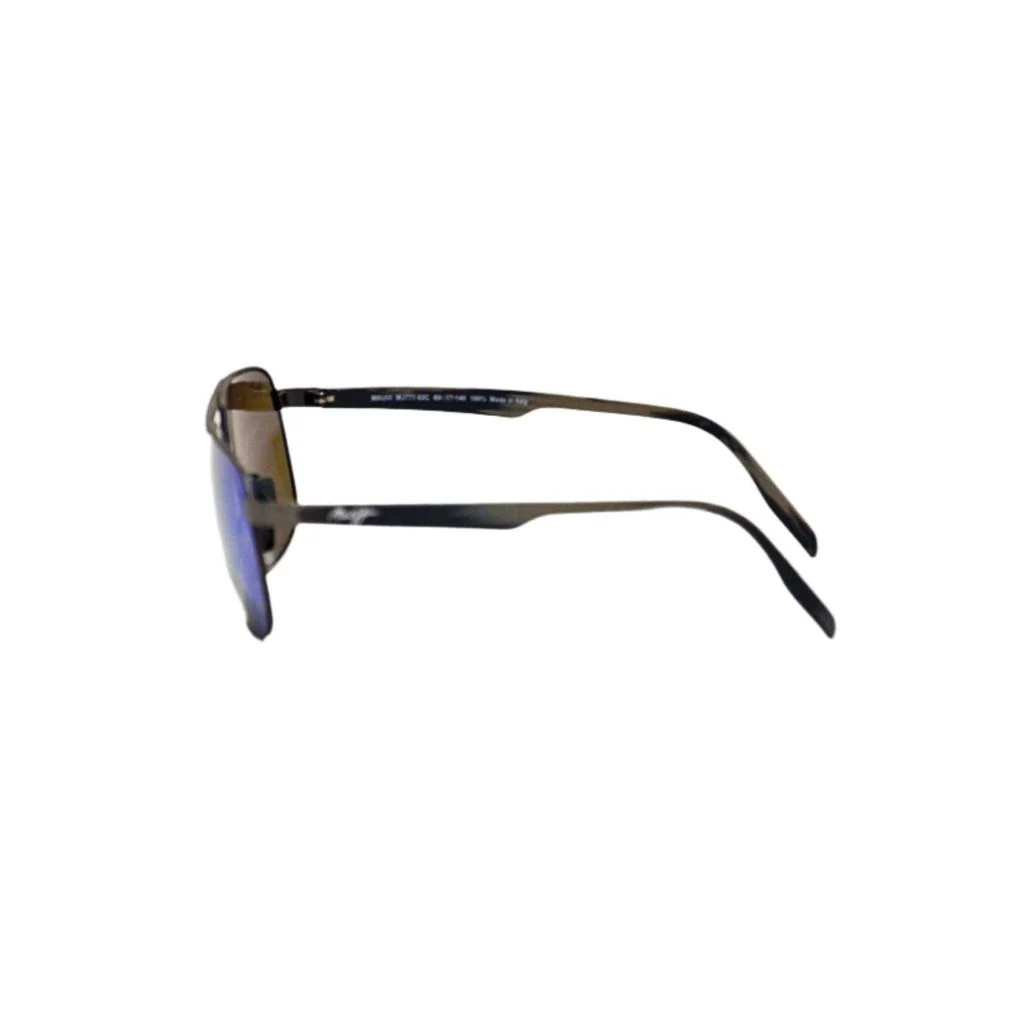 Maui Jim Unisex B777 Sunglasses - Gunmetal Blue - Image 6