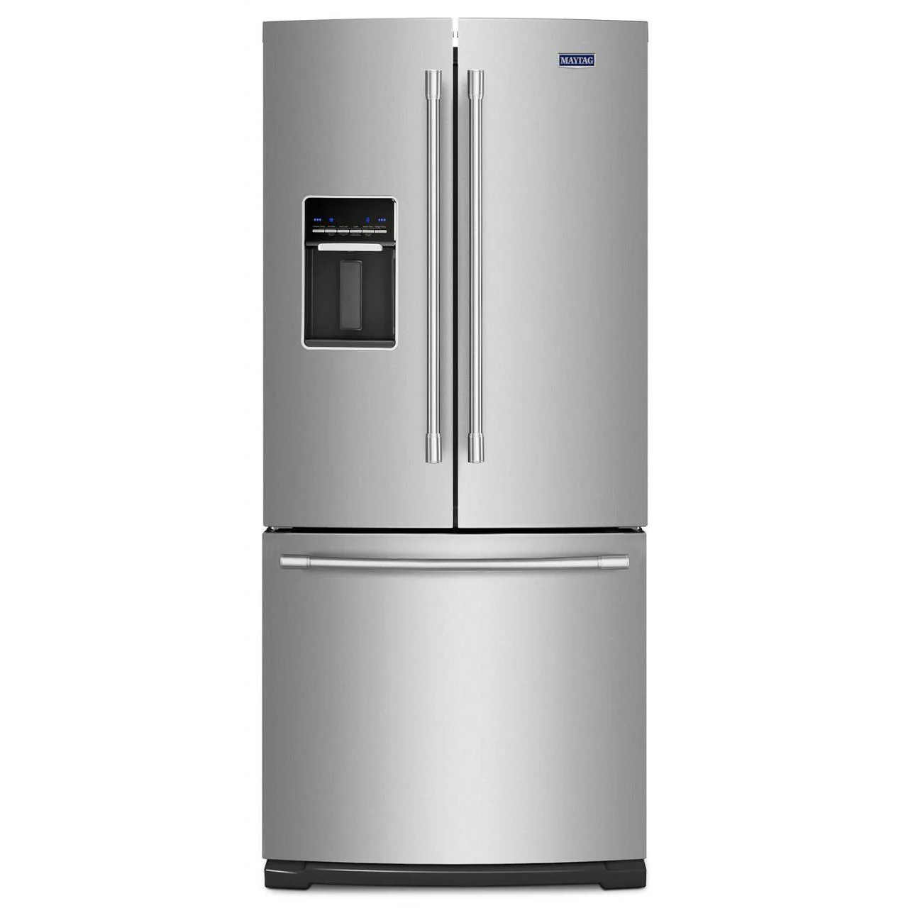 Maytag 20 cu. ft.  30" Wide French Door Refrigerator Stainless Steel MFW2055FRZ SN VSA4274658
