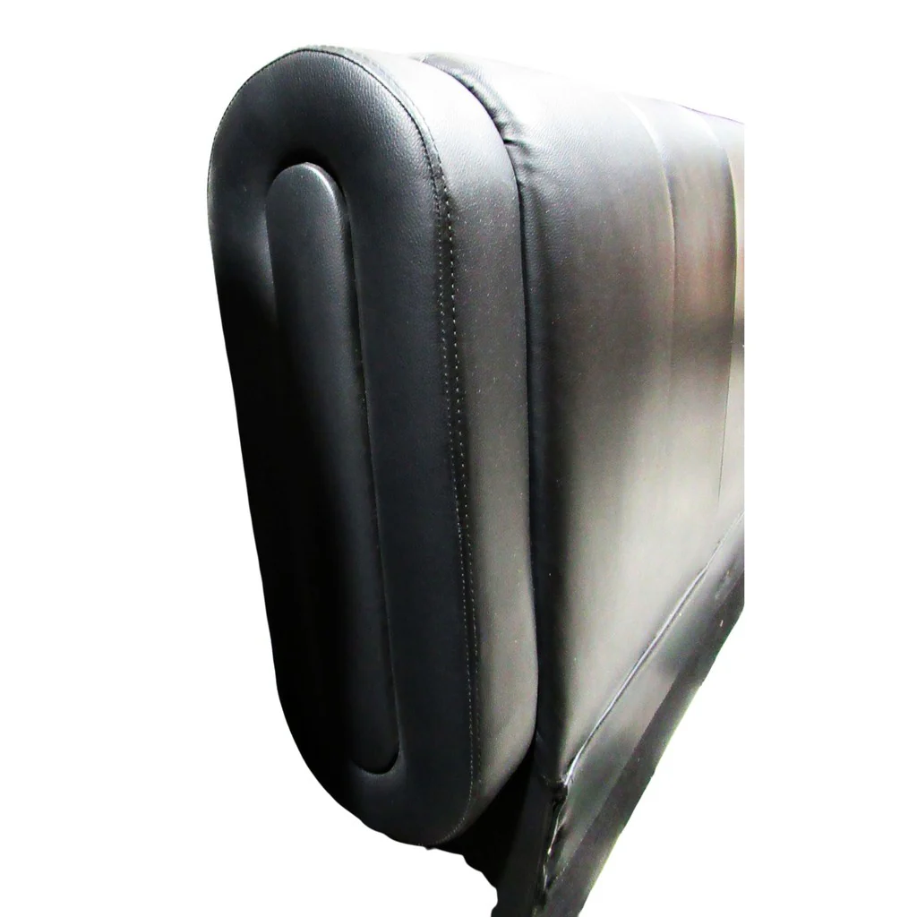 mcthome Leather Bed Frame King Black - Image 3