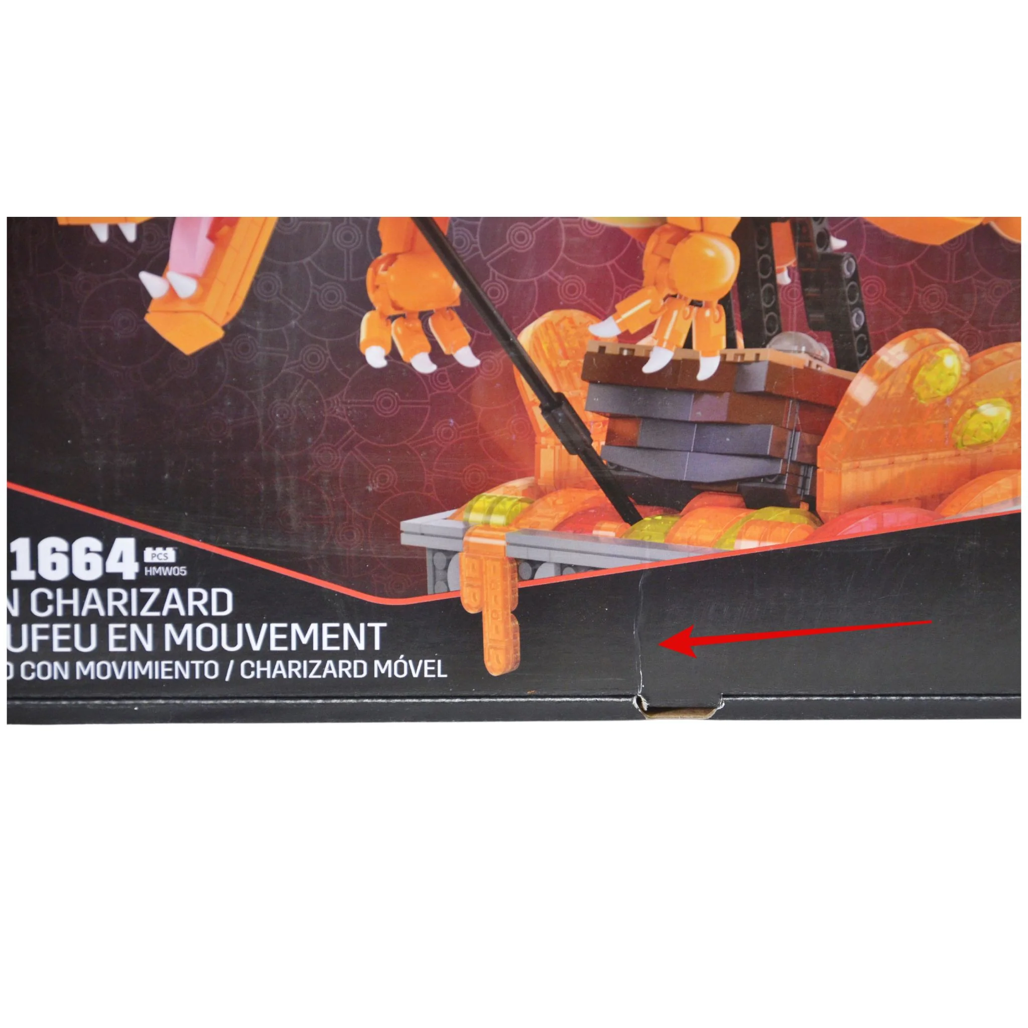 Mega Pokemon Charizard Building Kit with Motion (1664 Pcs) for Collectors - Image 10