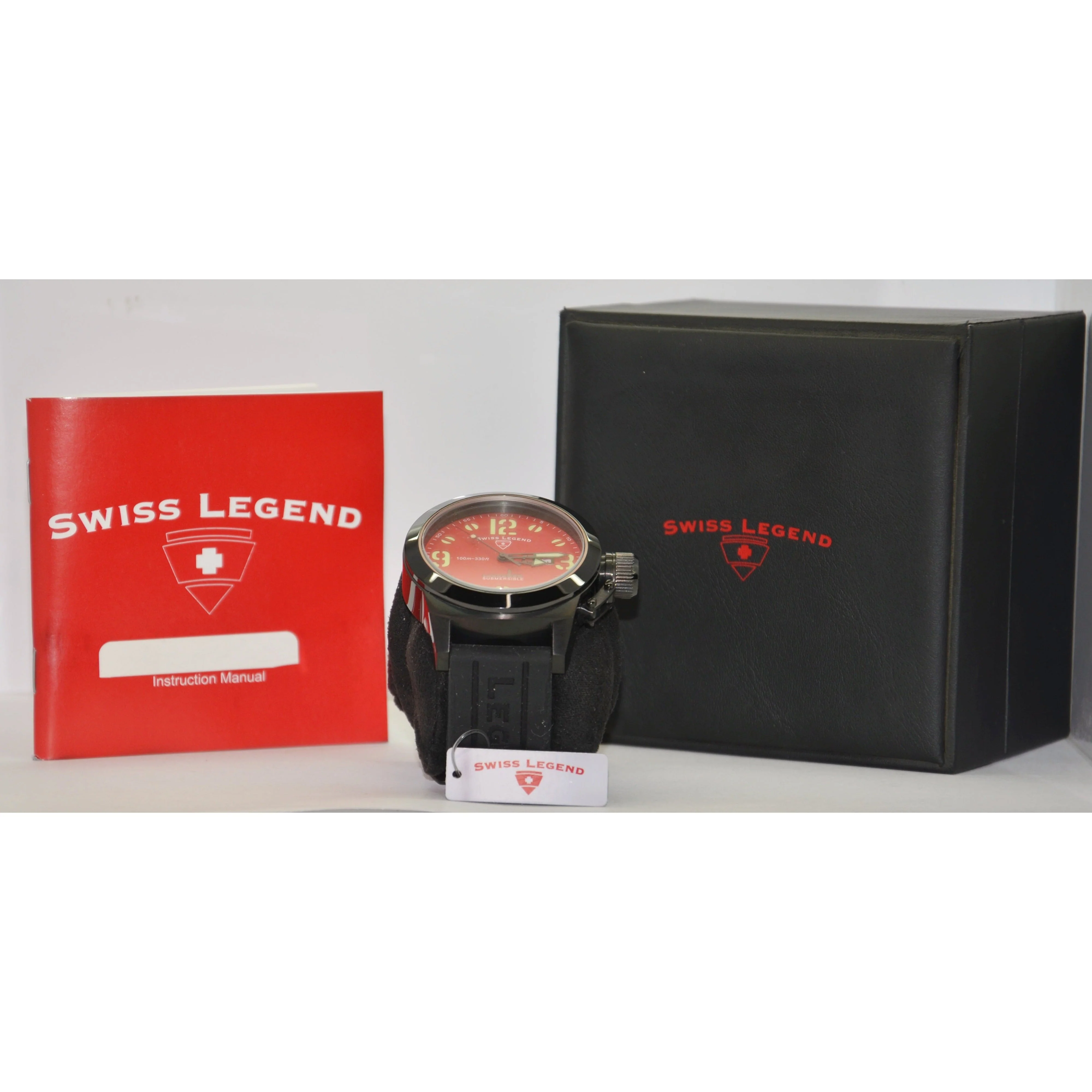 Swiss Legend Men's Submersible Analog Display Swiss Quartz Watch Black - Image 4