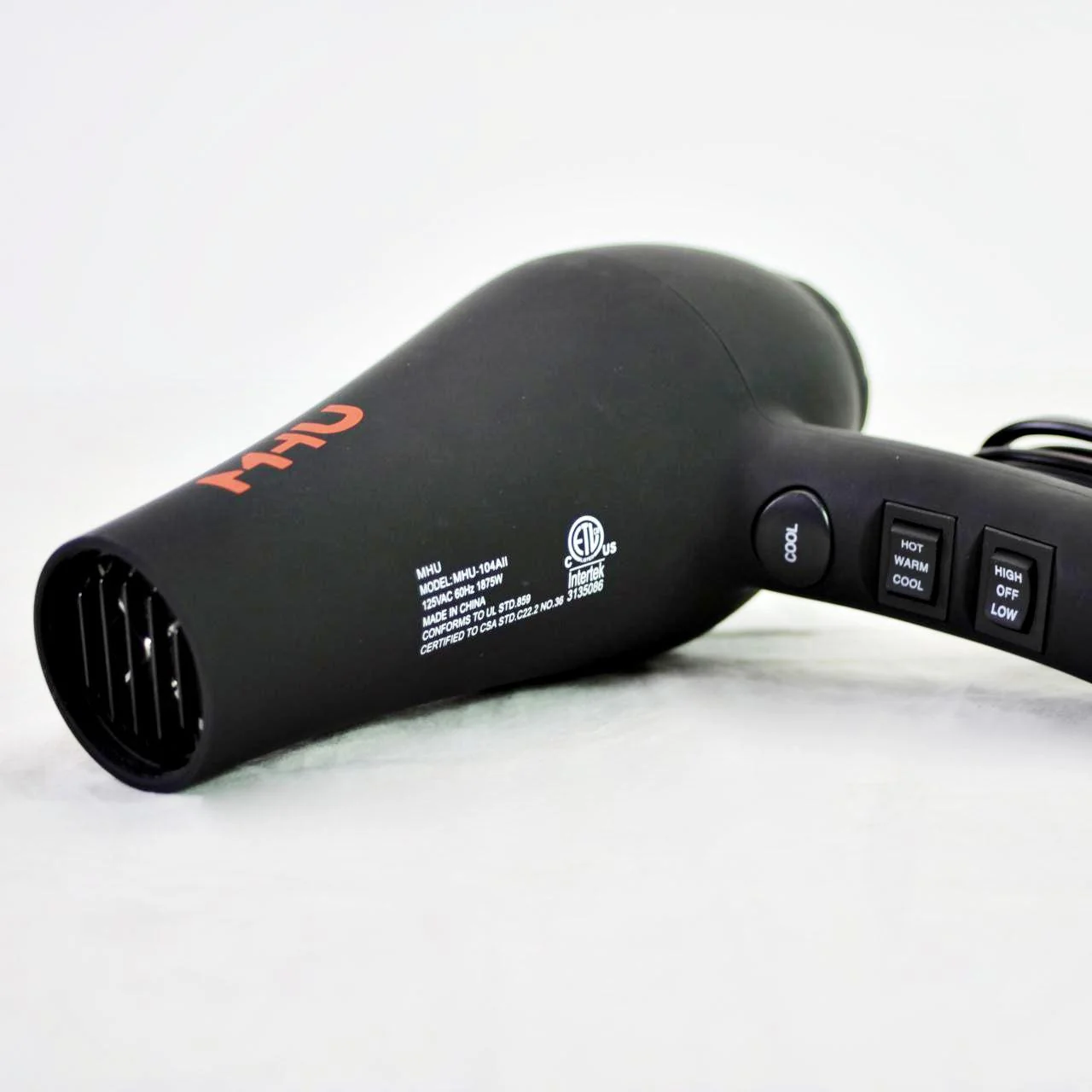 MHU Salon Exclusive Black 1875 Watt Infrared Ionic Salon Dryer - Image 6