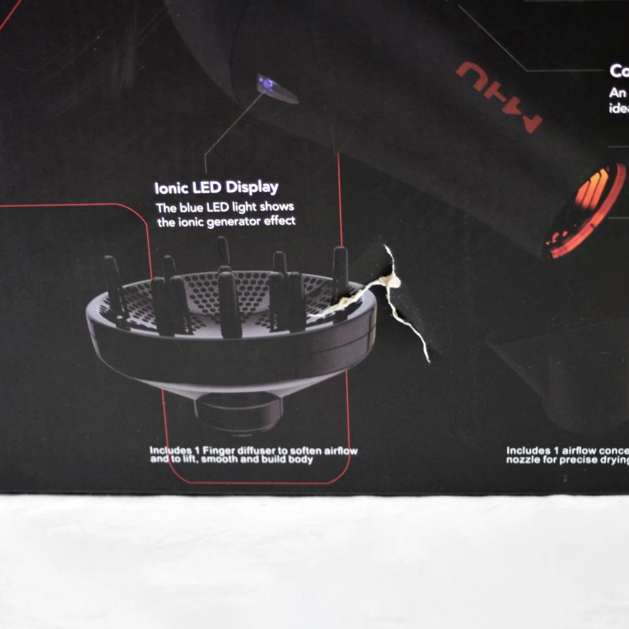 MHU Salon Exclusive Black 1875 Watt Infrared Ionic Salon Dryer - Image 8
