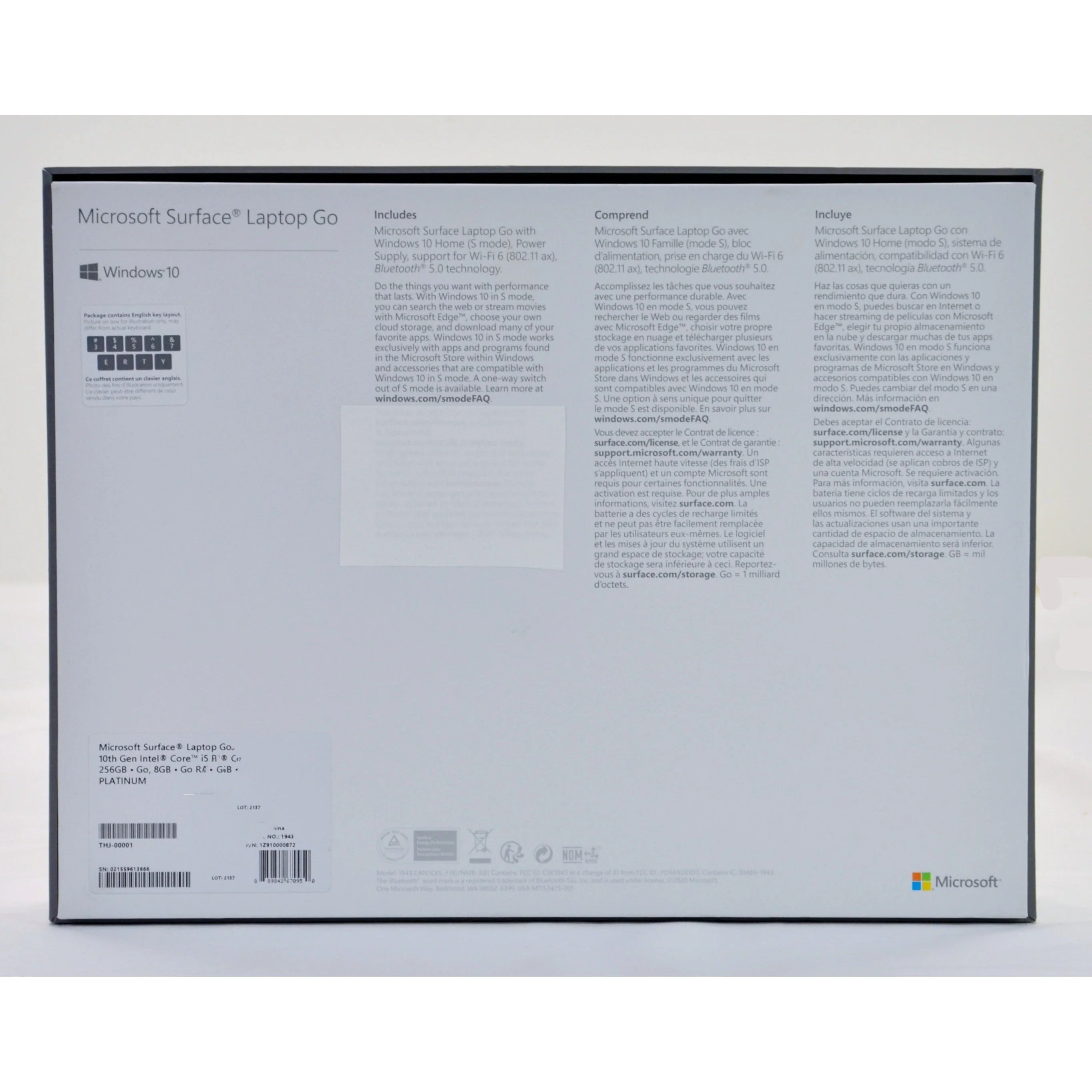 Microsoft Surface Laptop Go 12.4" Windows Computer Intel Core i5 8GB DDR 256GB S - Image 3