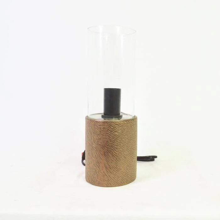 Modern Reflections Bronze Ceramic Table Lamp with Bulb - Image 2