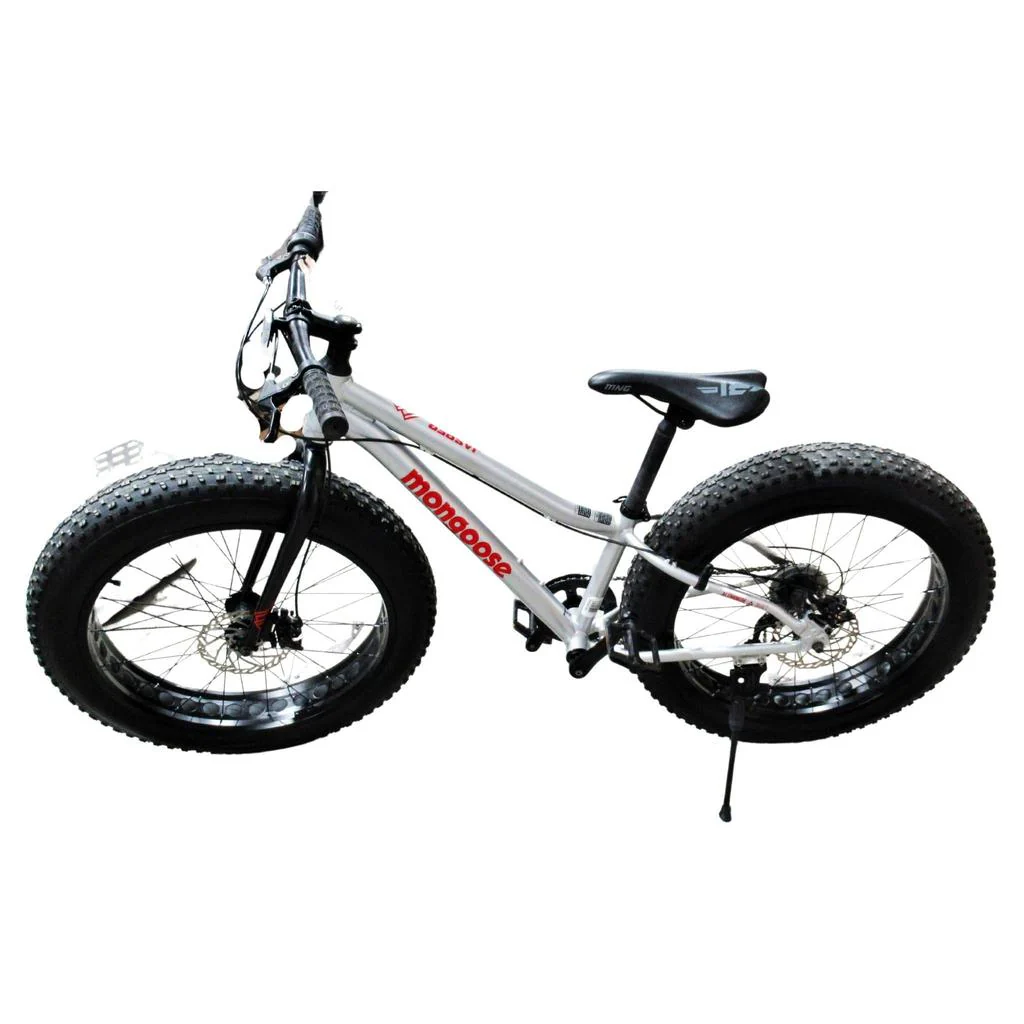 Mongoose Jasper 60.96 cm (24 in.) Fat Tire Bike Youth Silver - Image 3