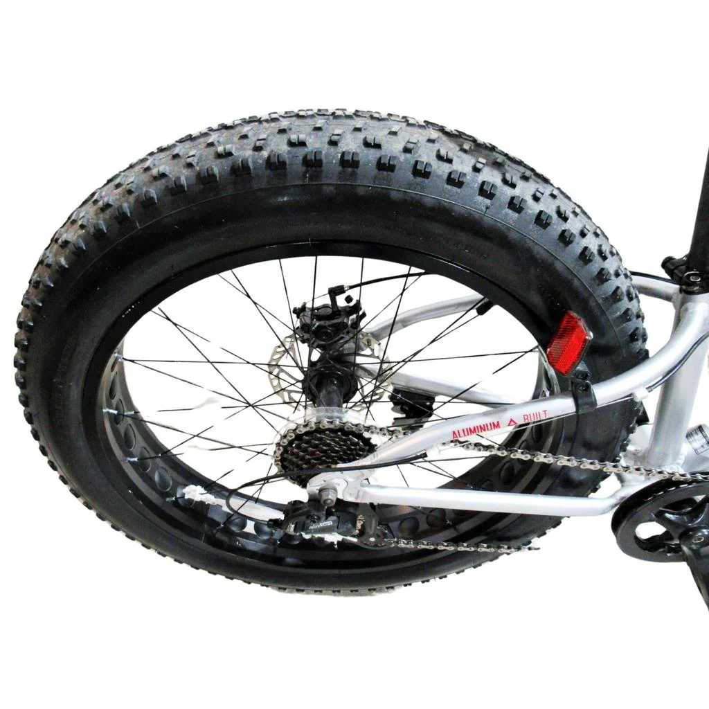 Mongoose Jasper 60.96 cm (24 in.) Fat Tire Bike Youth Silver - Image 4