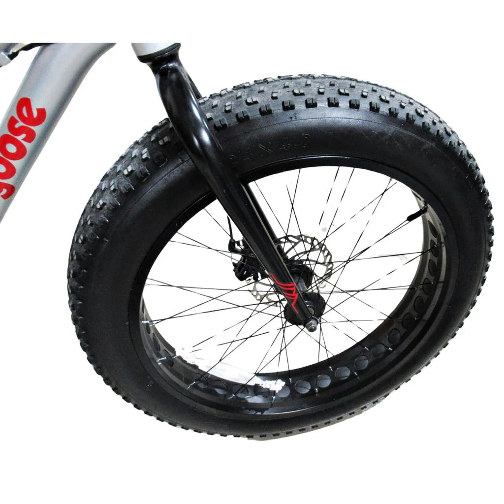Mongoose Jasper 60.96 cm (24 in.) Fat Tire Bike Youth Silver - Image 5